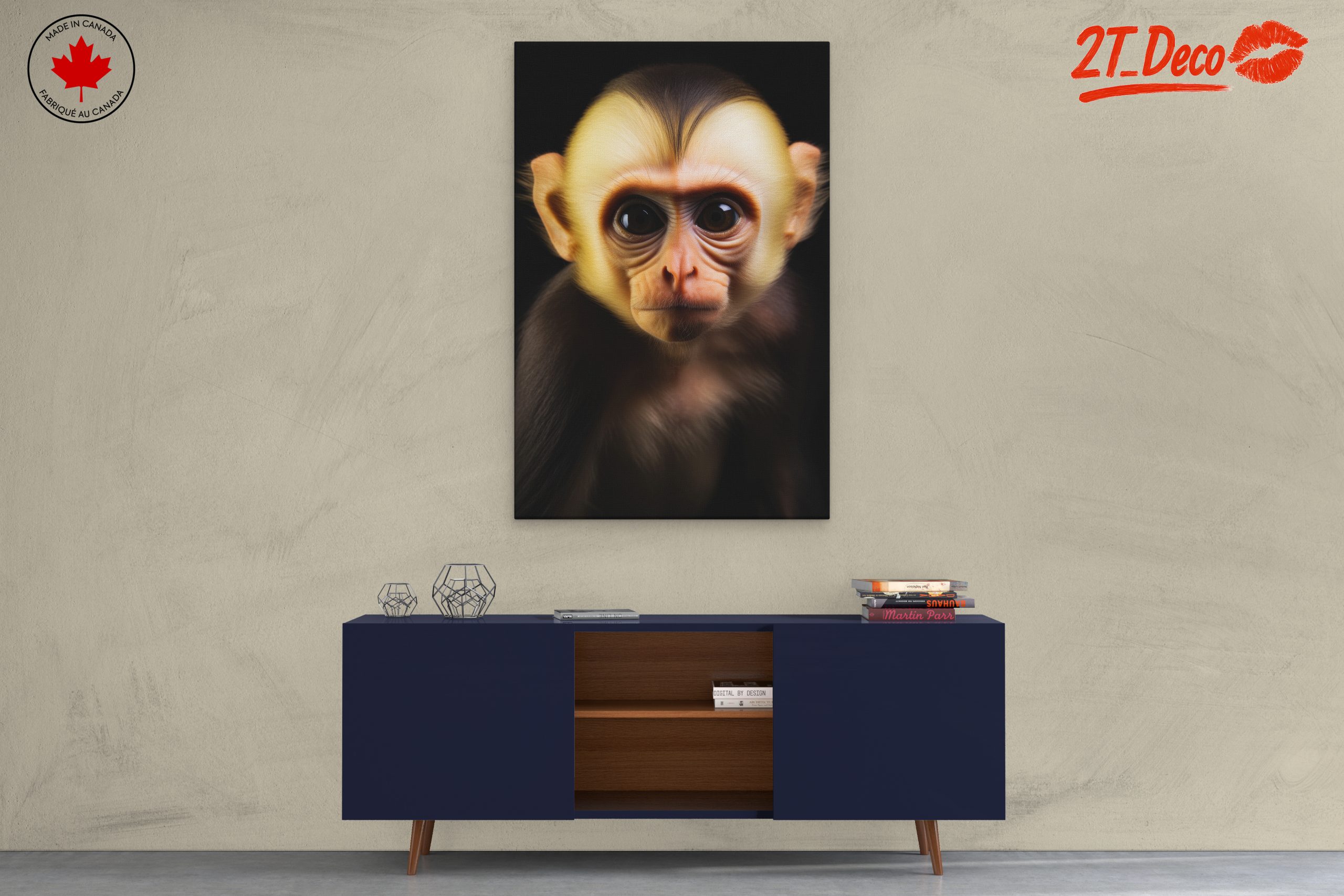 Stunning Monkey Portrait Wall Art - Image 3