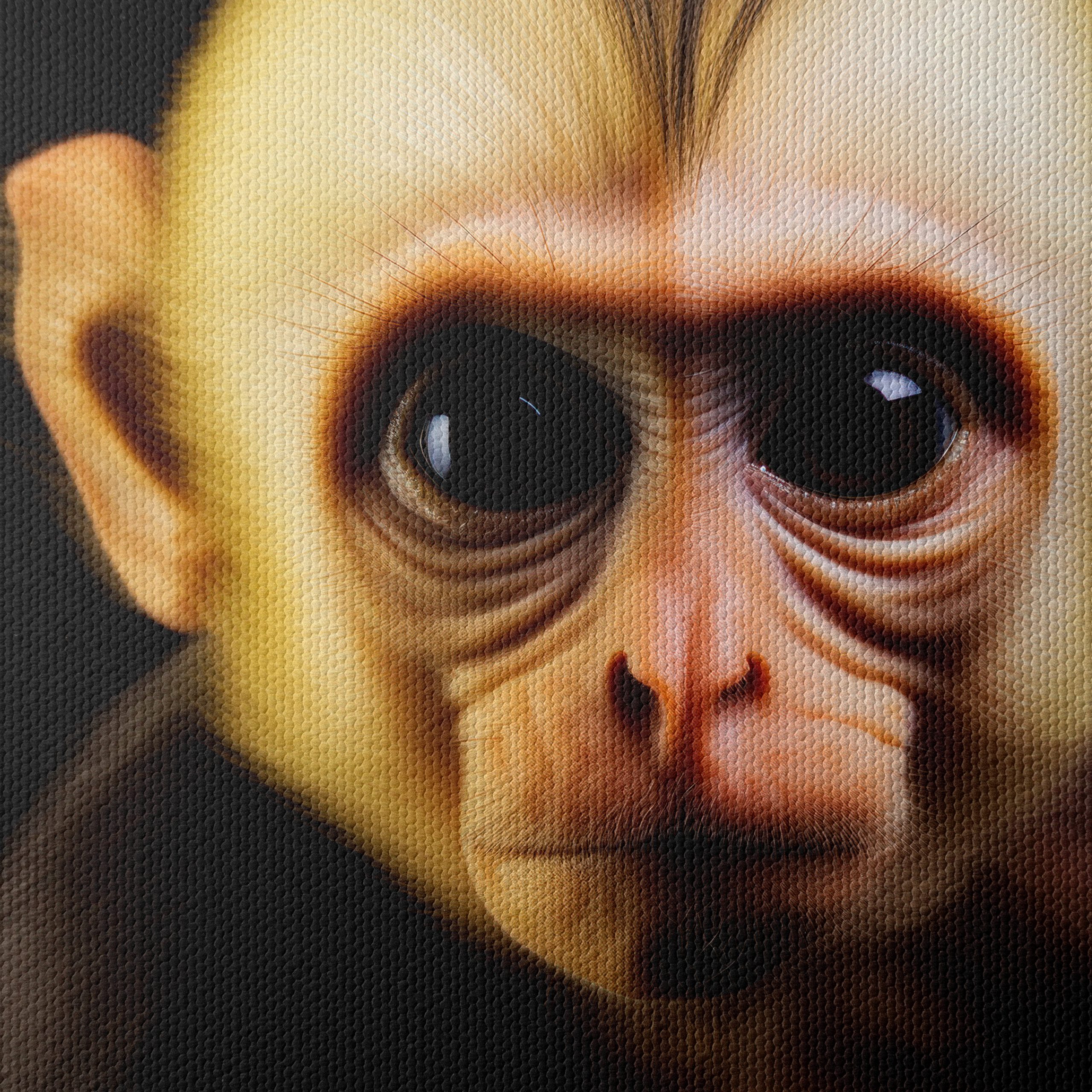Stunning Monkey Portrait Wall Art - Image 4