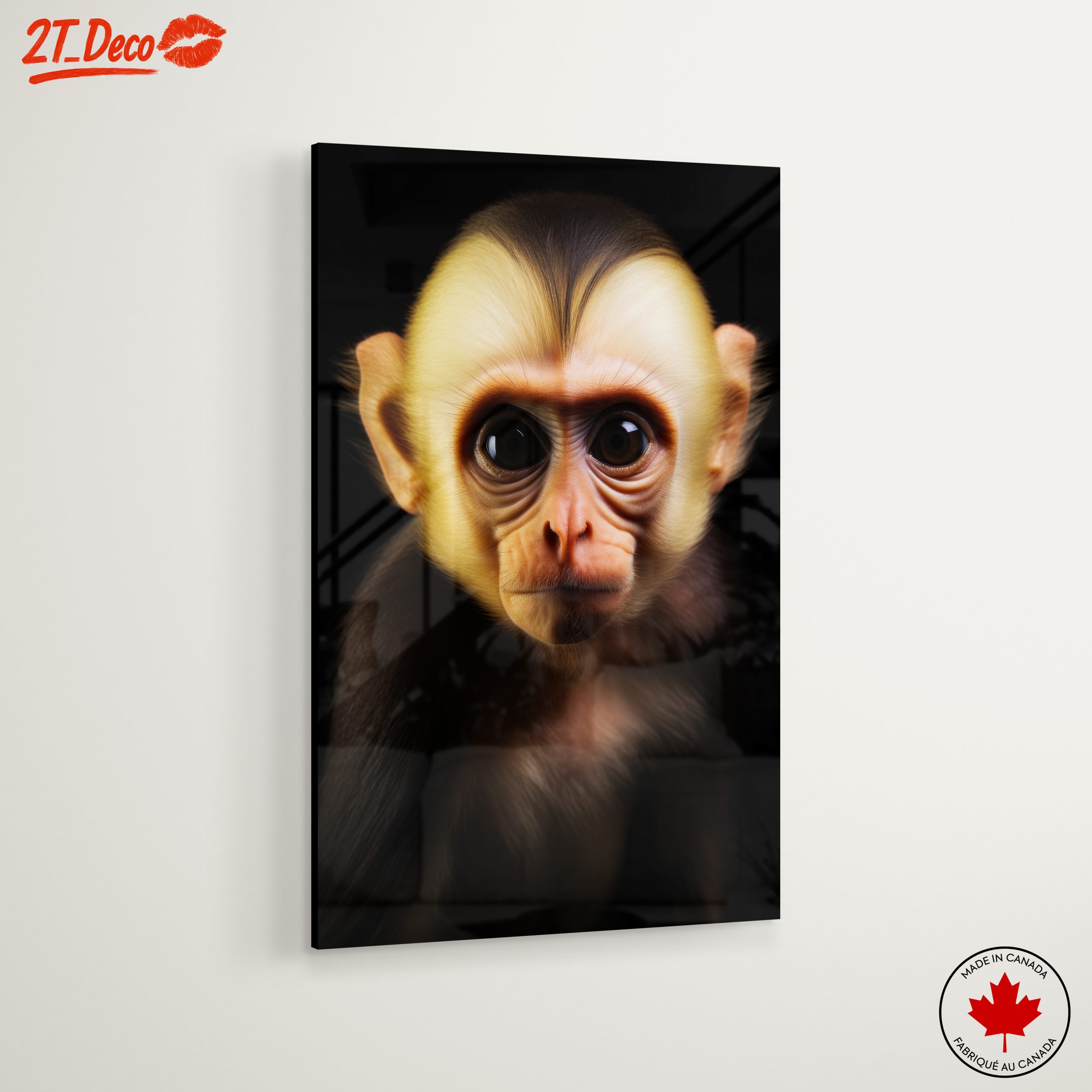 Stunning Monkey Portrait Wall Art - Image 6
