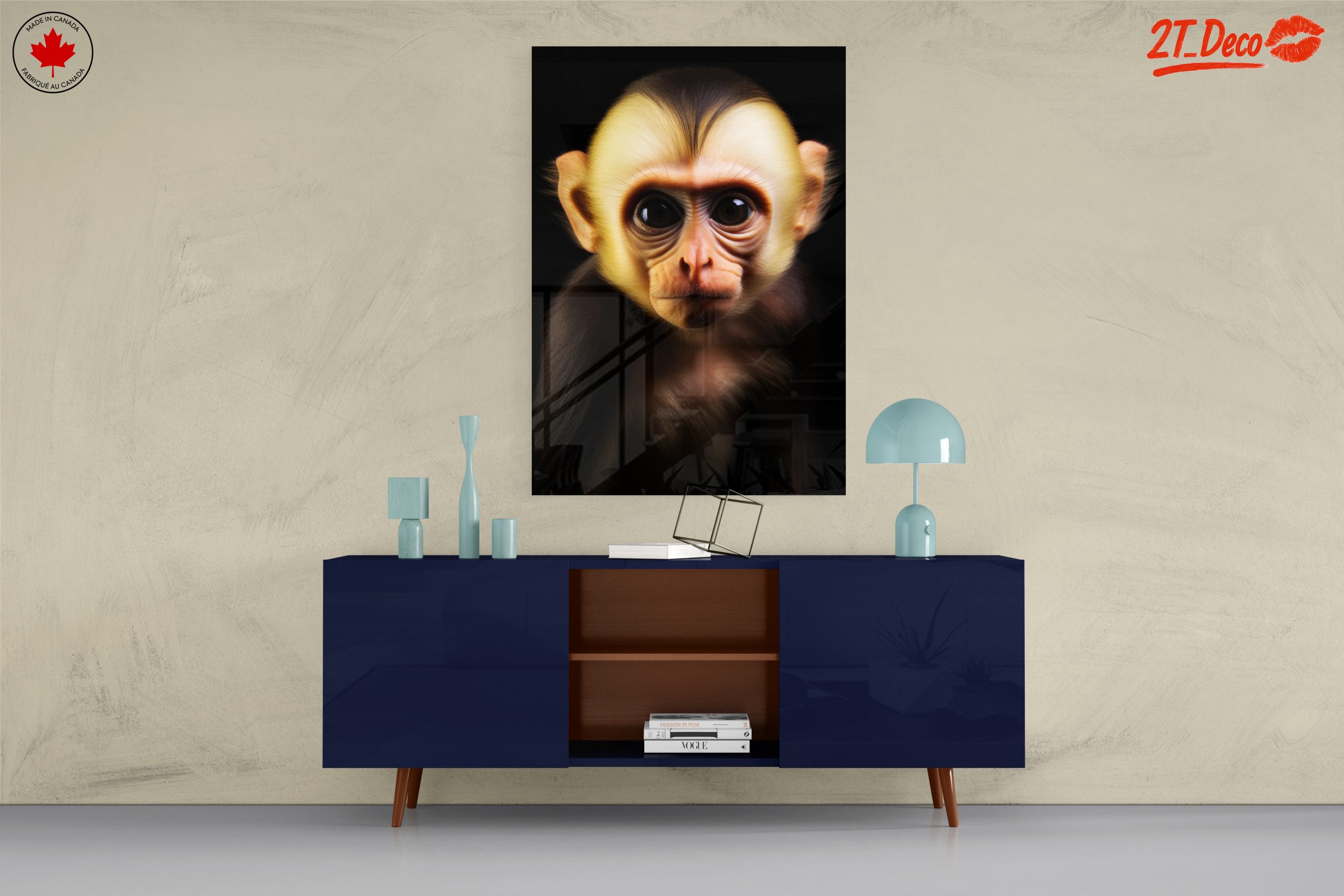 Stunning Monkey Portrait Wall Art - Image 8