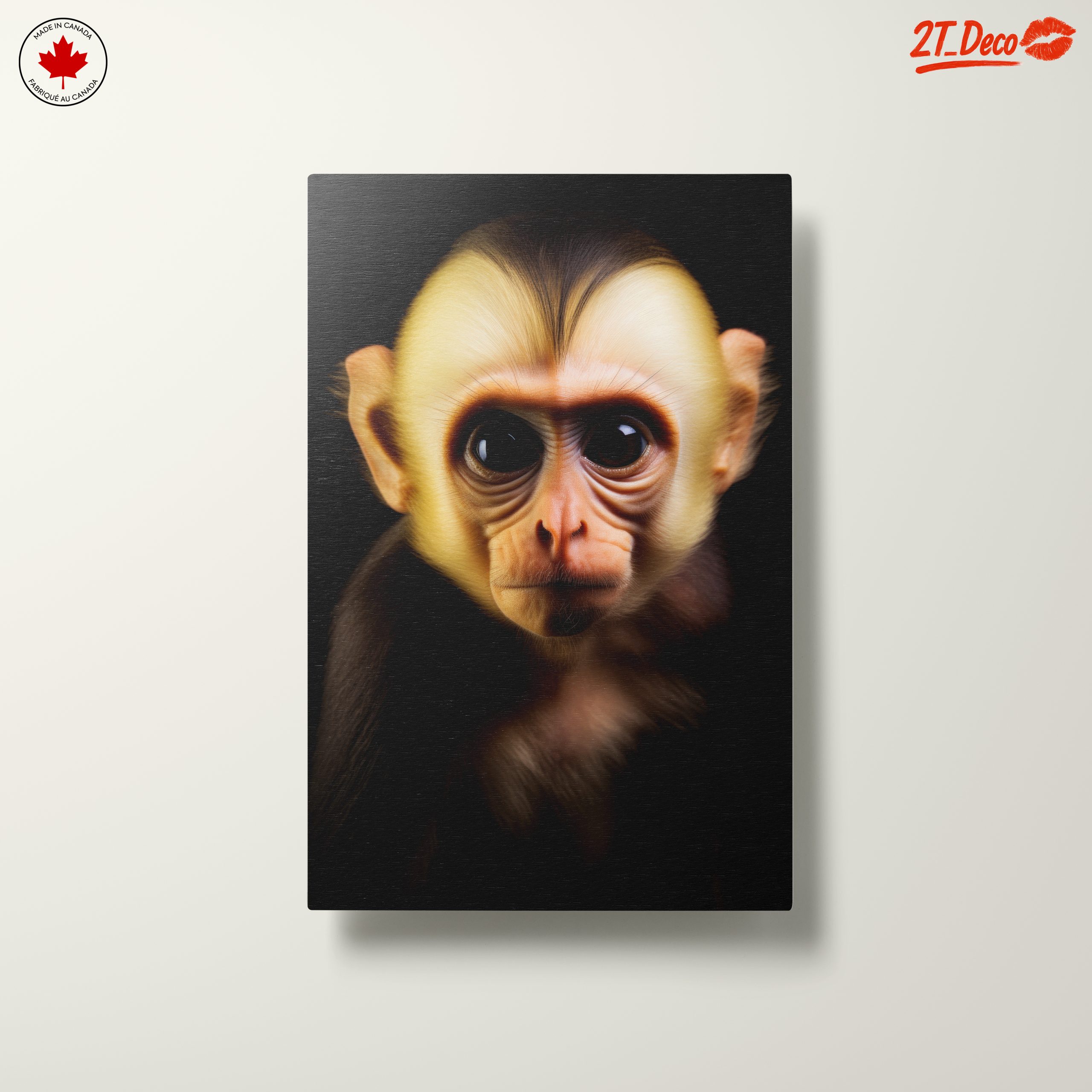 Stunning Monkey Portrait Wall Art - Image 10