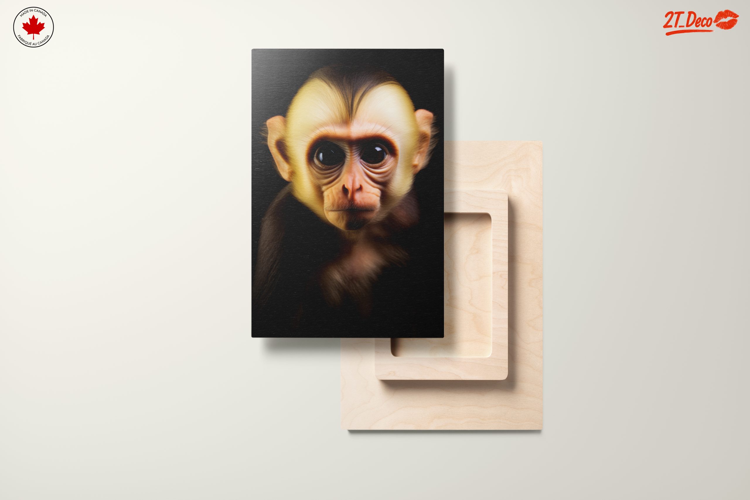 Stunning Monkey Portrait Wall Art - Image 11