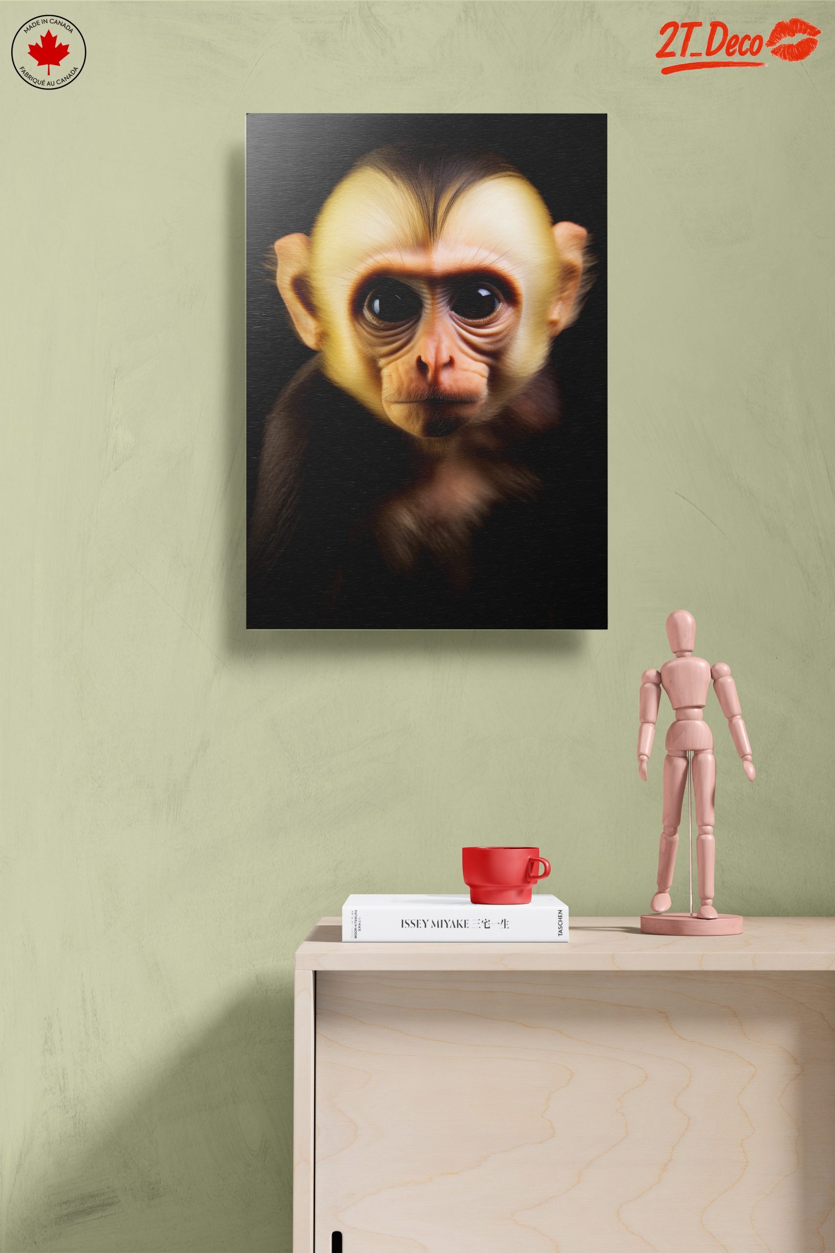 Stunning Monkey Portrait Wall Art - Image 14