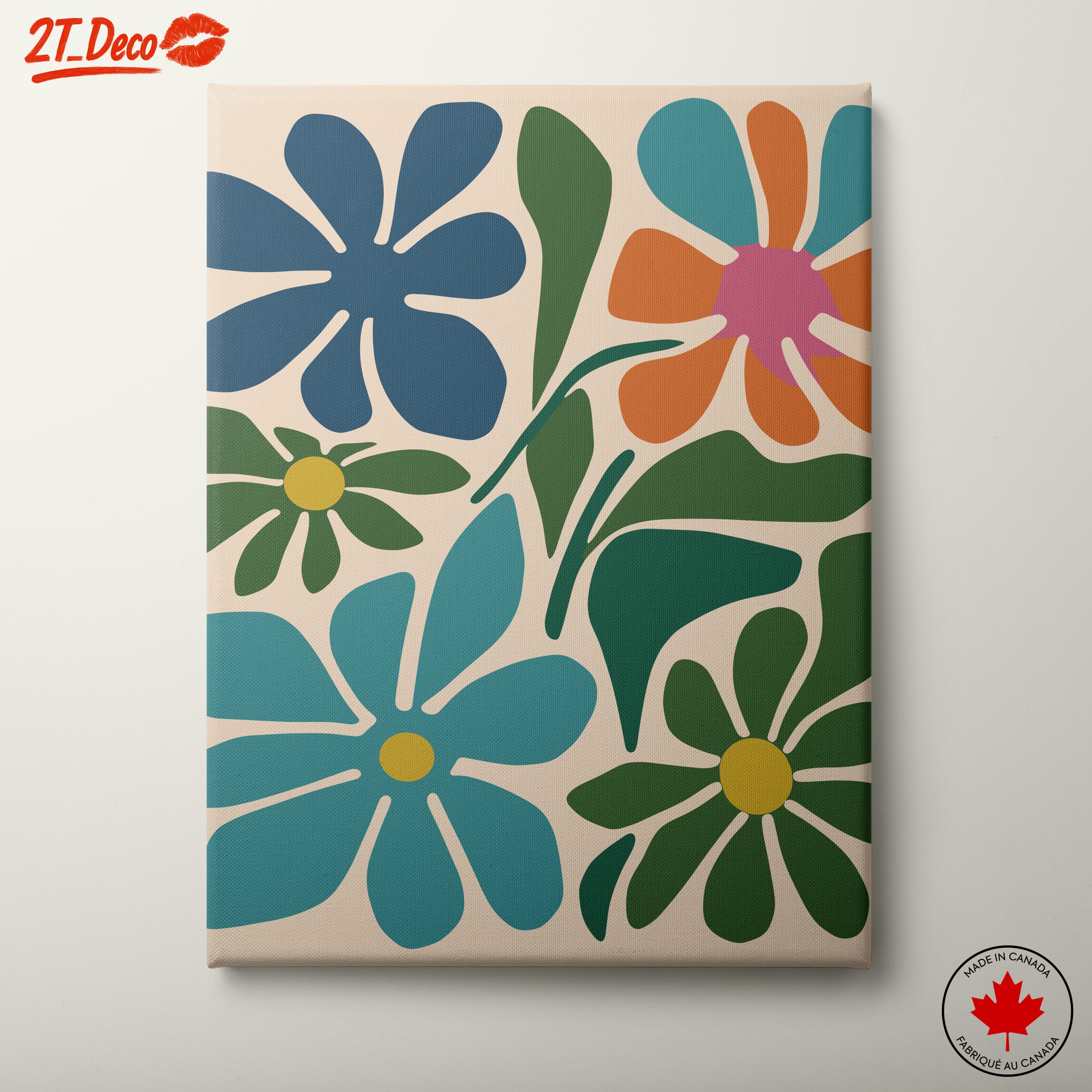 Colorful Botanical Abstract Floral Art 3