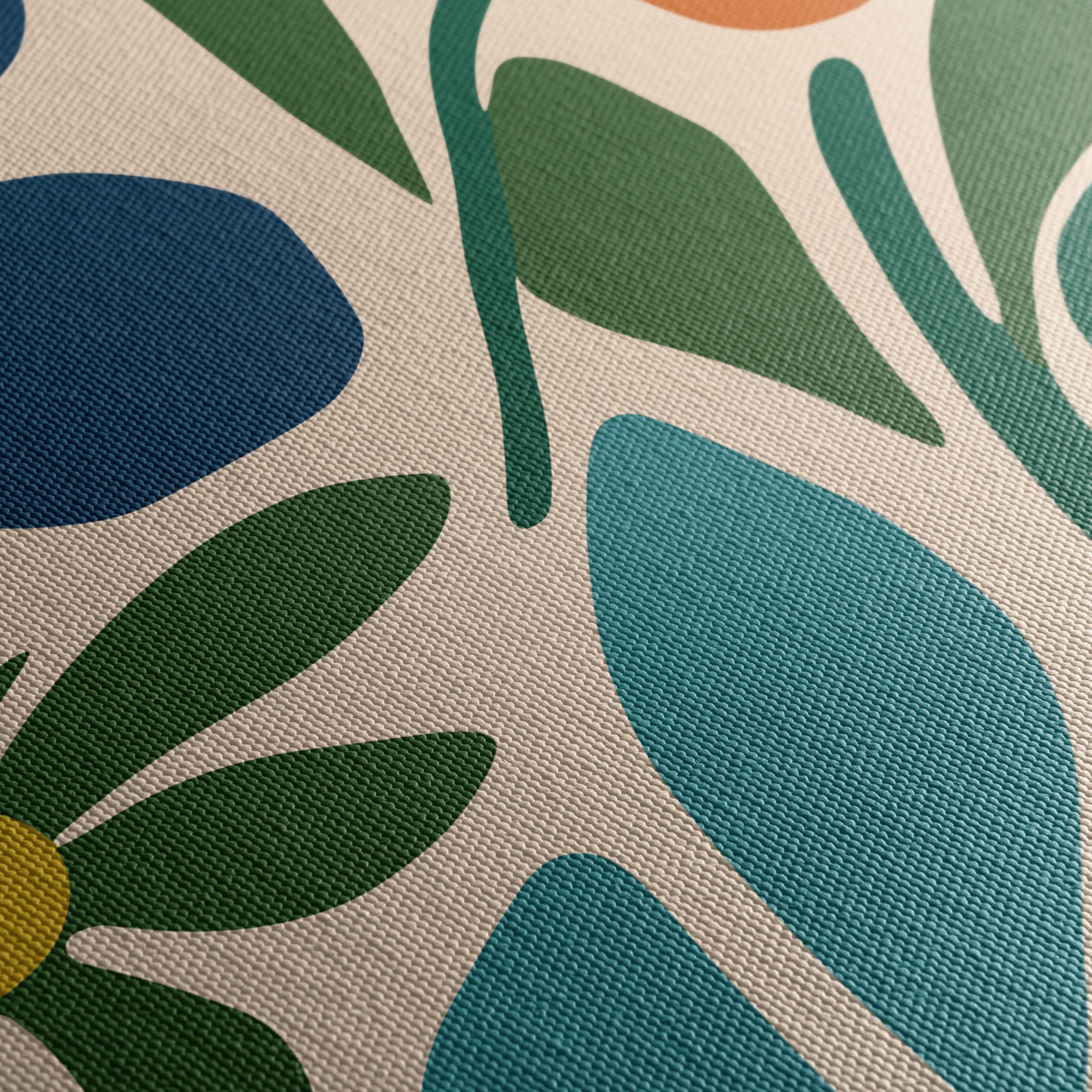 Colorful Botanical Abstract Floral Art 3 - Image 5