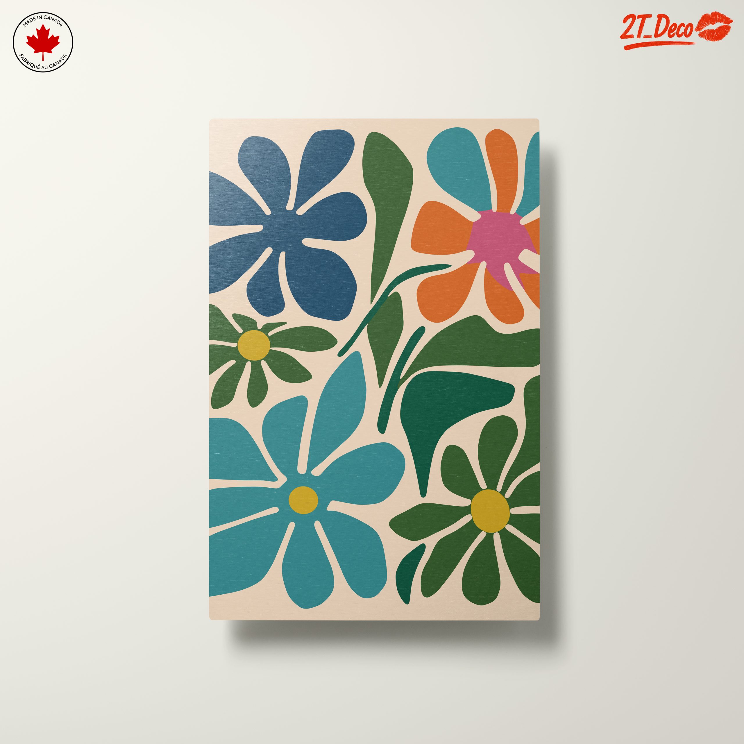 Colorful Botanical Abstract Floral Art 3 - Image 10