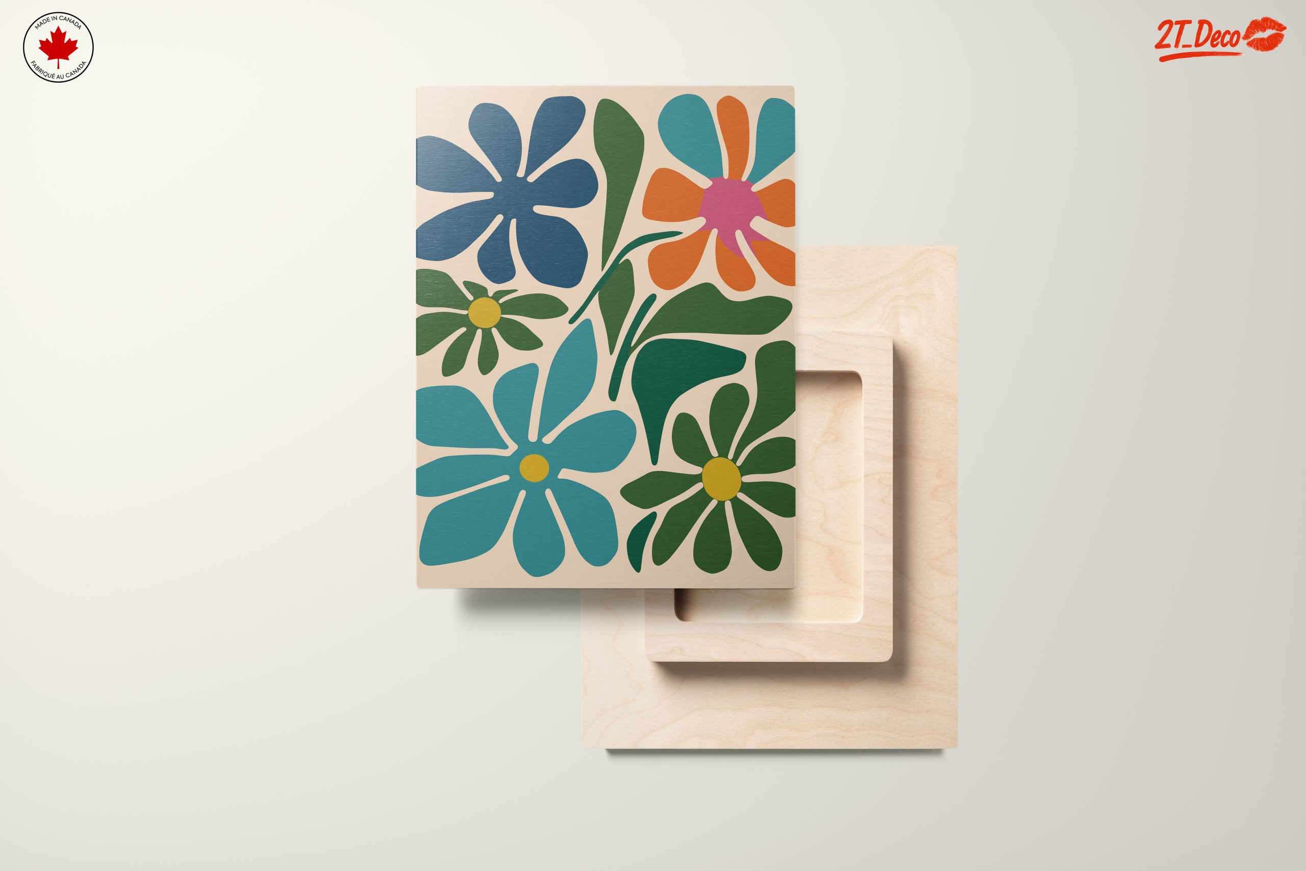 Colorful Botanical Abstract Floral Art 3 - Image 11