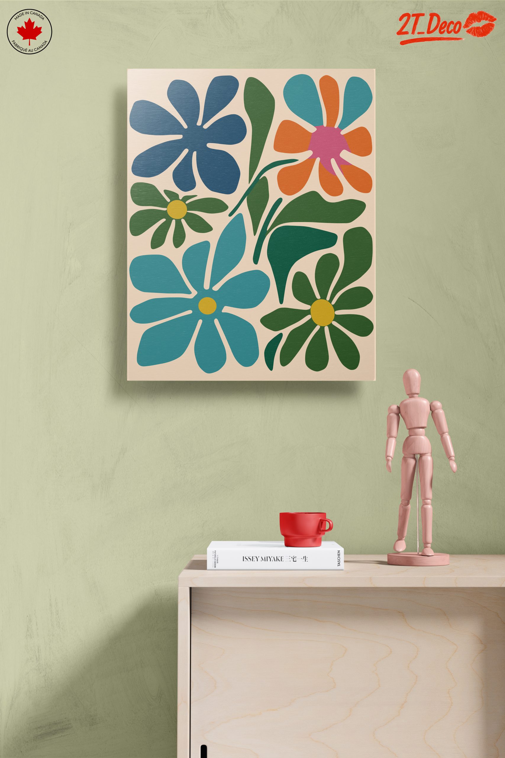 Colorful Botanical Abstract Floral Art 3 - Image 14