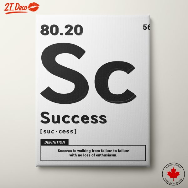 Success Inspirational Quote Art