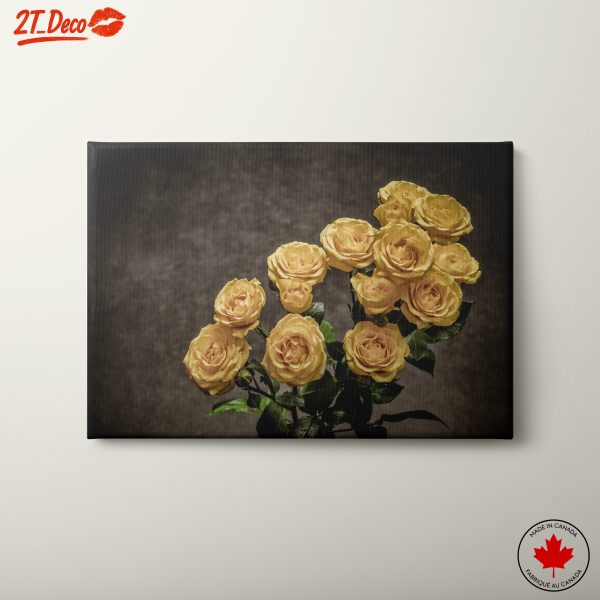 Yellow Roses Bouquet Art