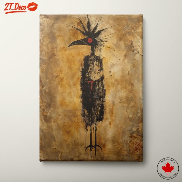 Bold Abstract Bird Artwork