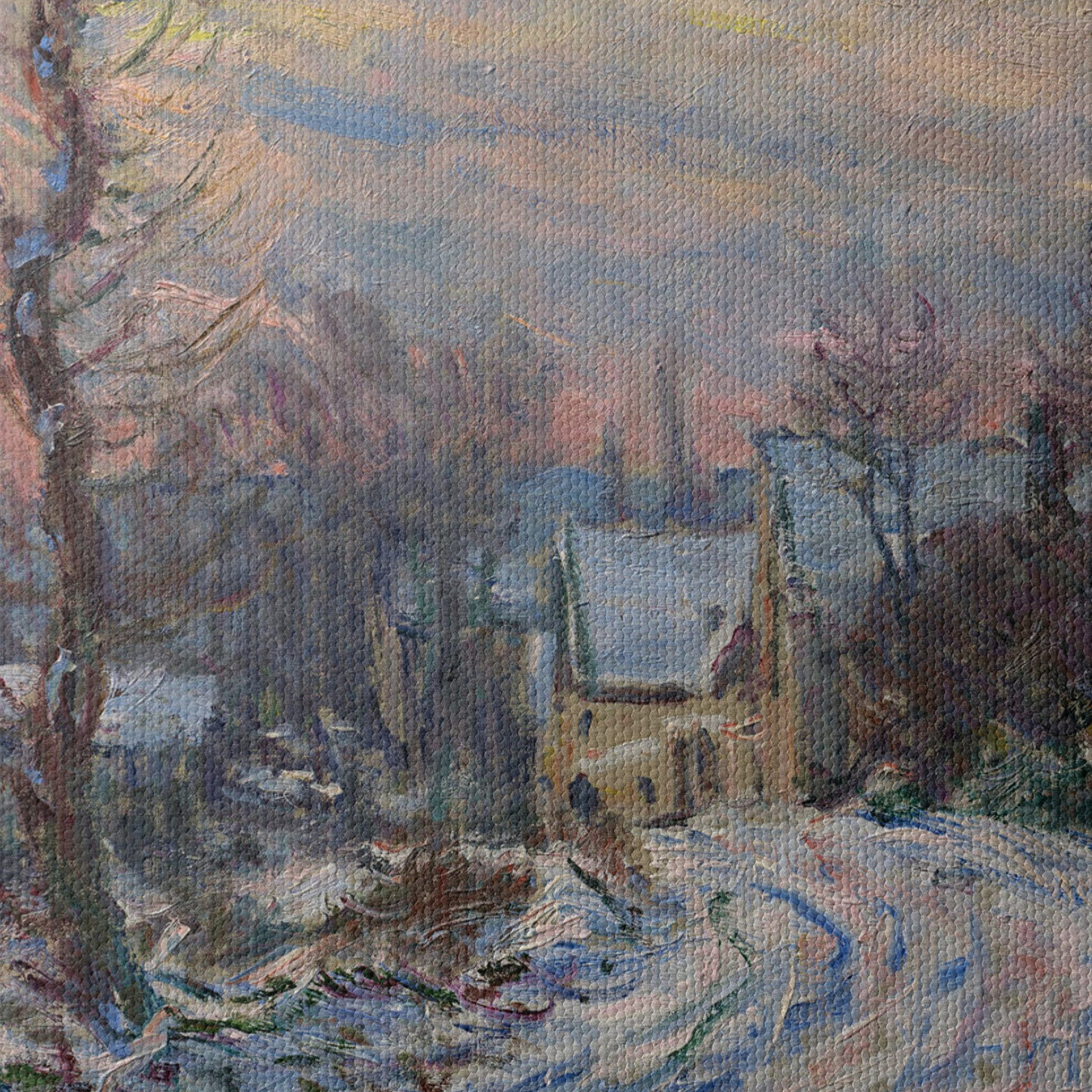 Charming Winter Landscape with Snow - Image 4