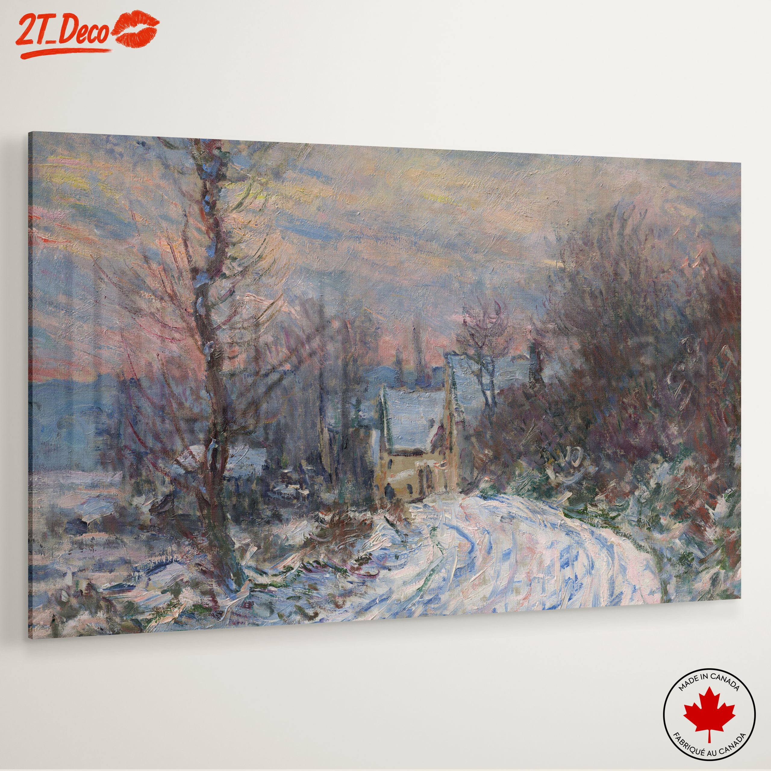 Charming Winter Landscape with Snow - Image 6