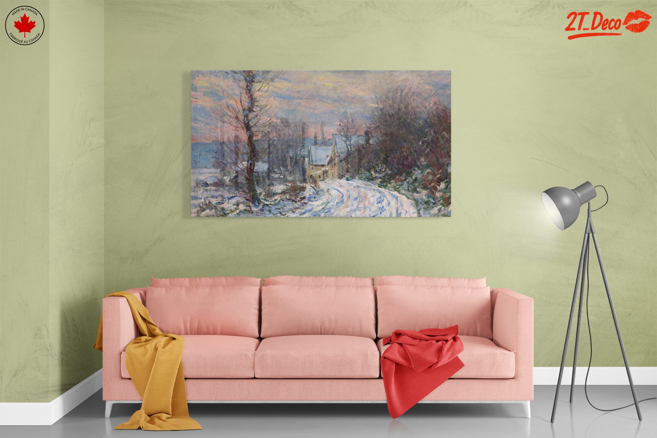 Charming Winter Landscape with Snow - Image 7