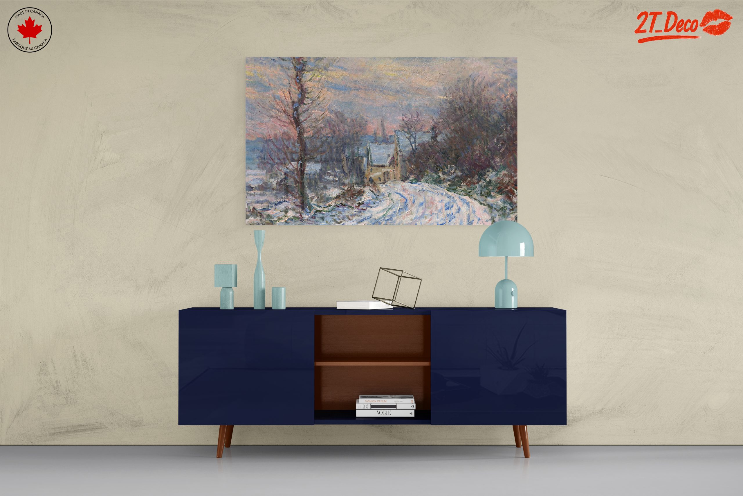Charming Winter Landscape with Snow - Image 8
