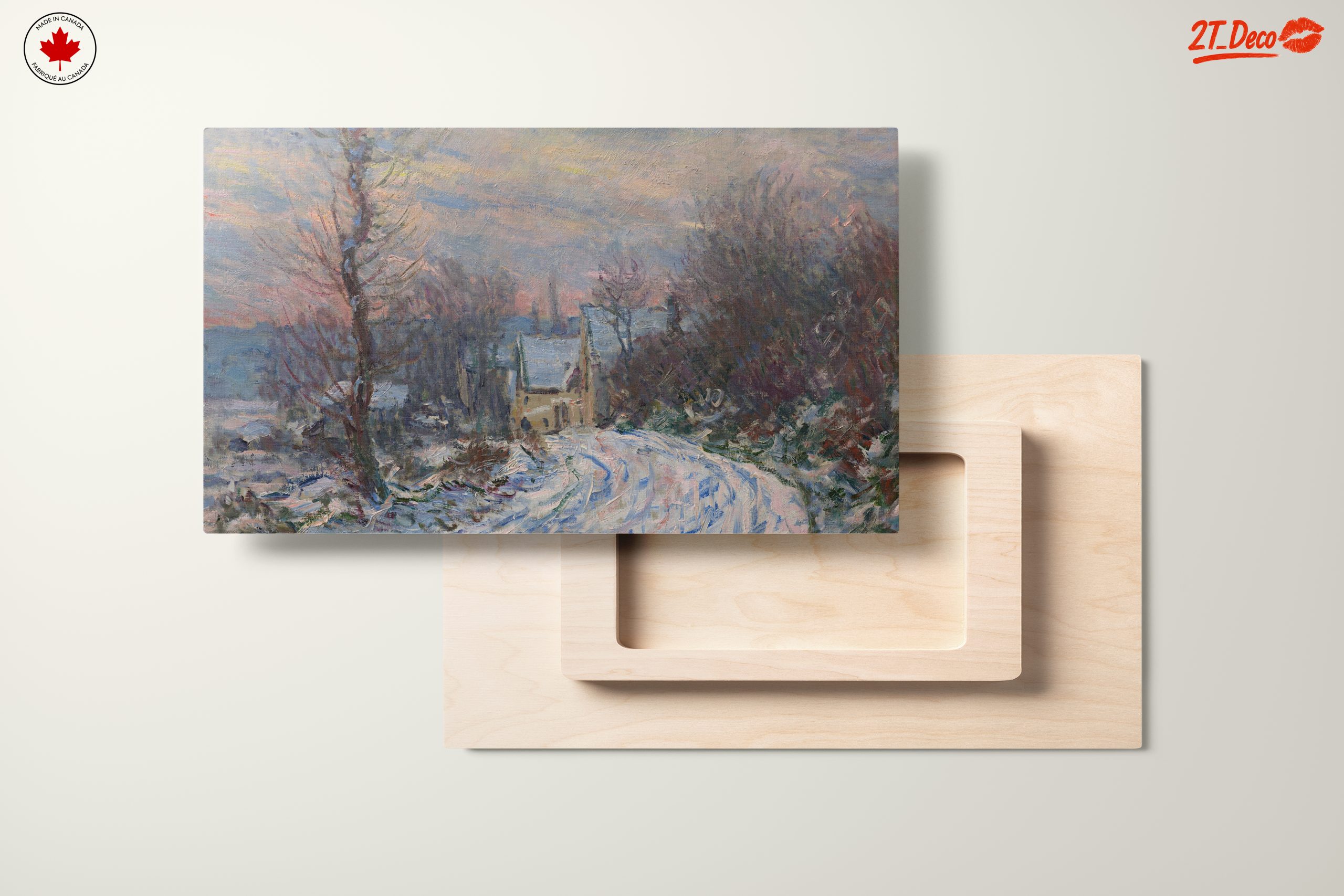 Charming Winter Landscape with Snow - Image 11