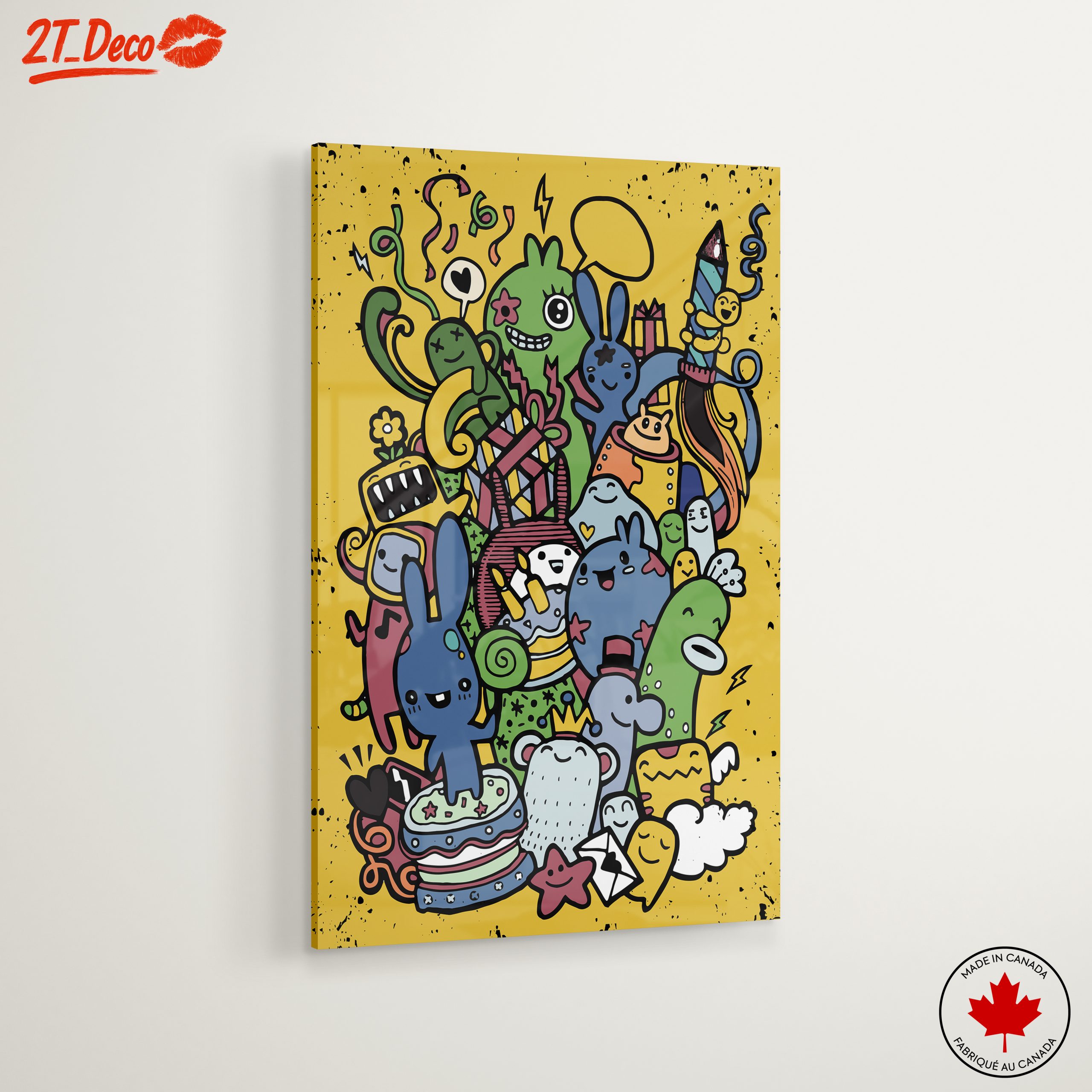 Playful Whimsical Character Art for Fun Spaces - Image 6