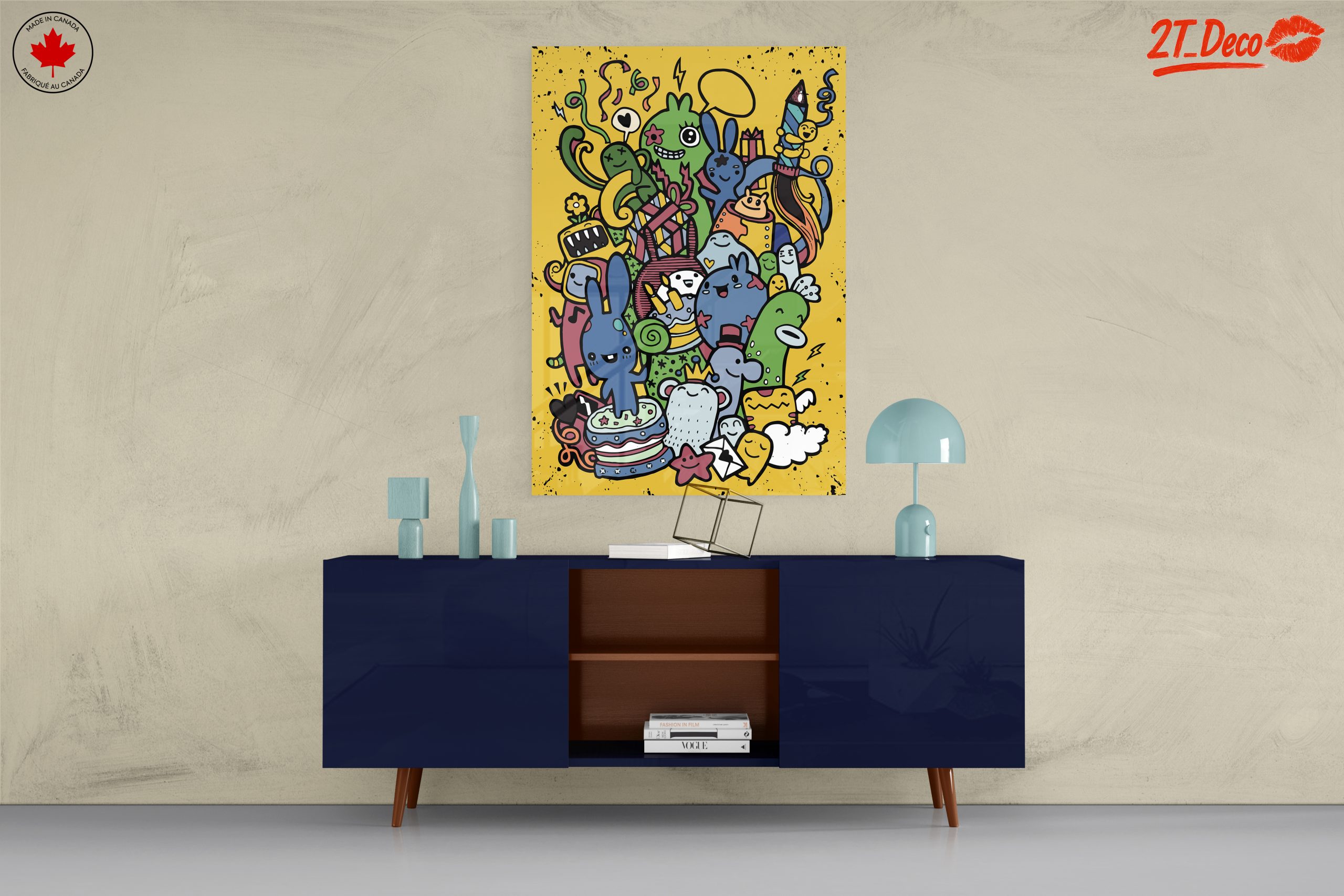 Playful Whimsical Character Art for Fun Spaces - Image 8