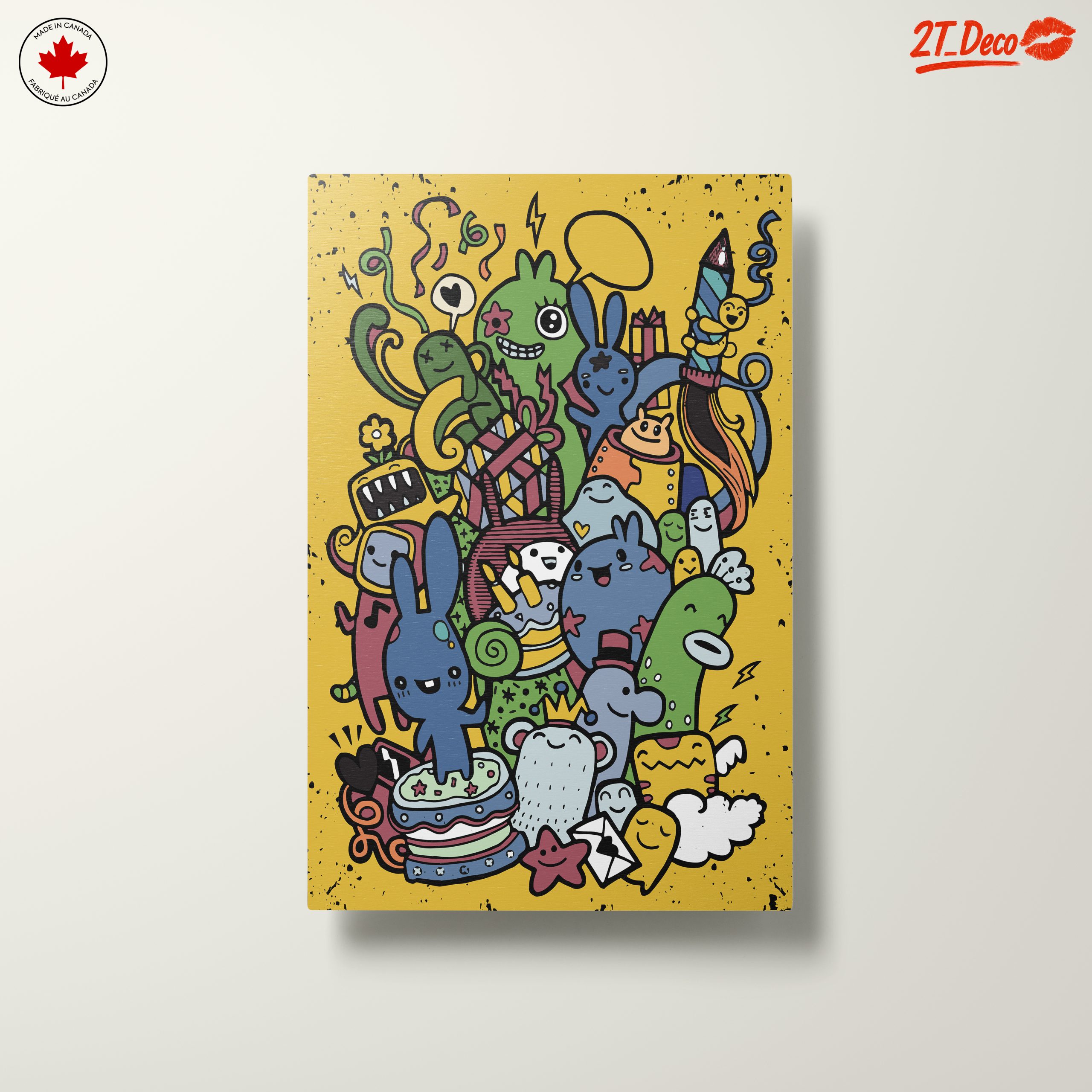 Playful Whimsical Character Art for Fun Spaces - Image 10
