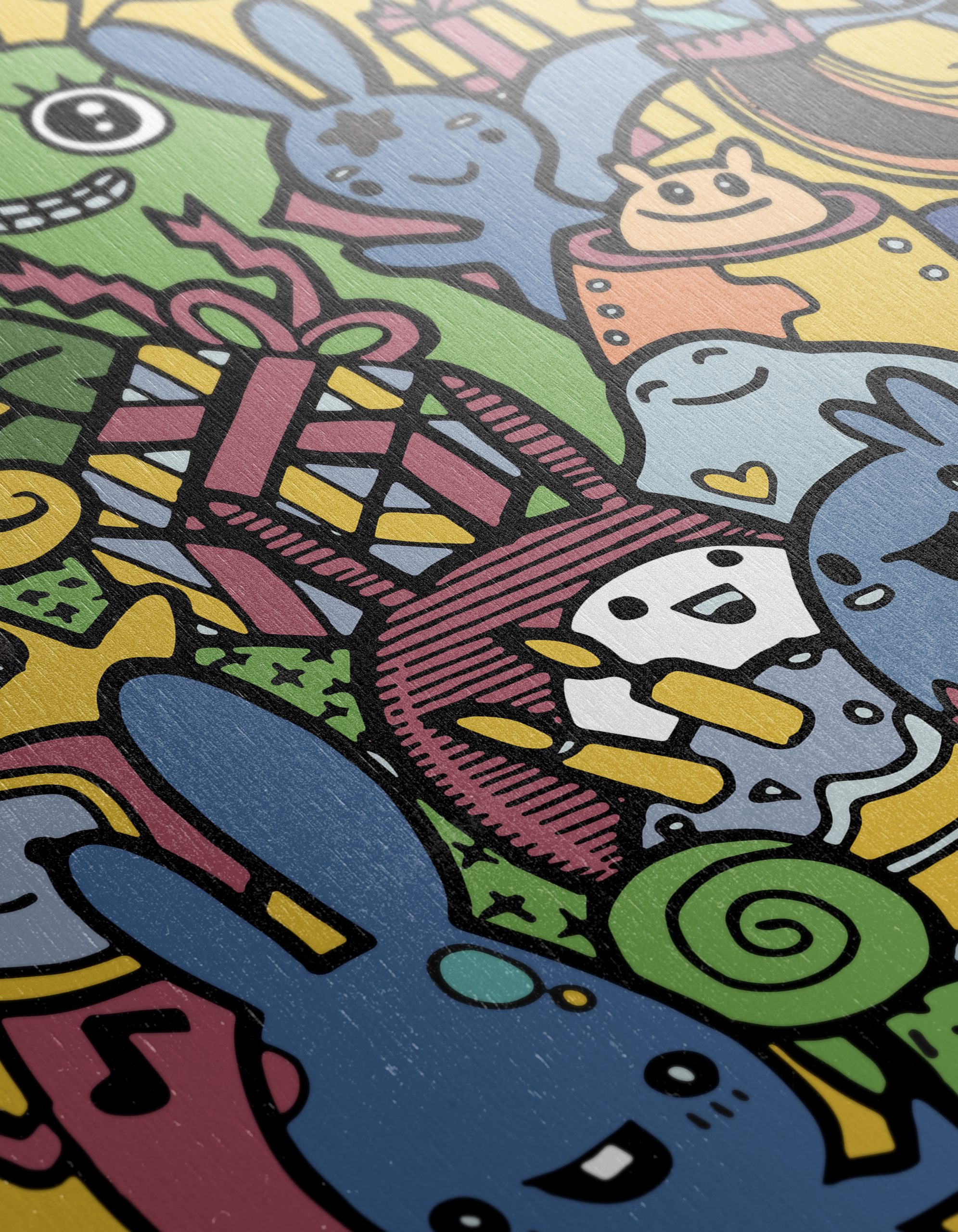 Playful Whimsical Character Art for Fun Spaces - Image 12