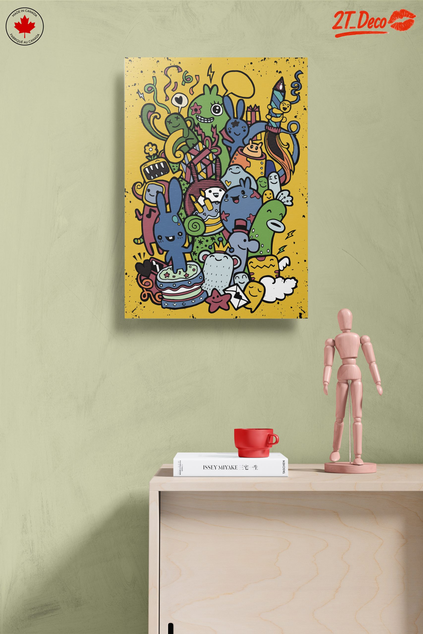 Playful Whimsical Character Art for Fun Spaces - Image 14
