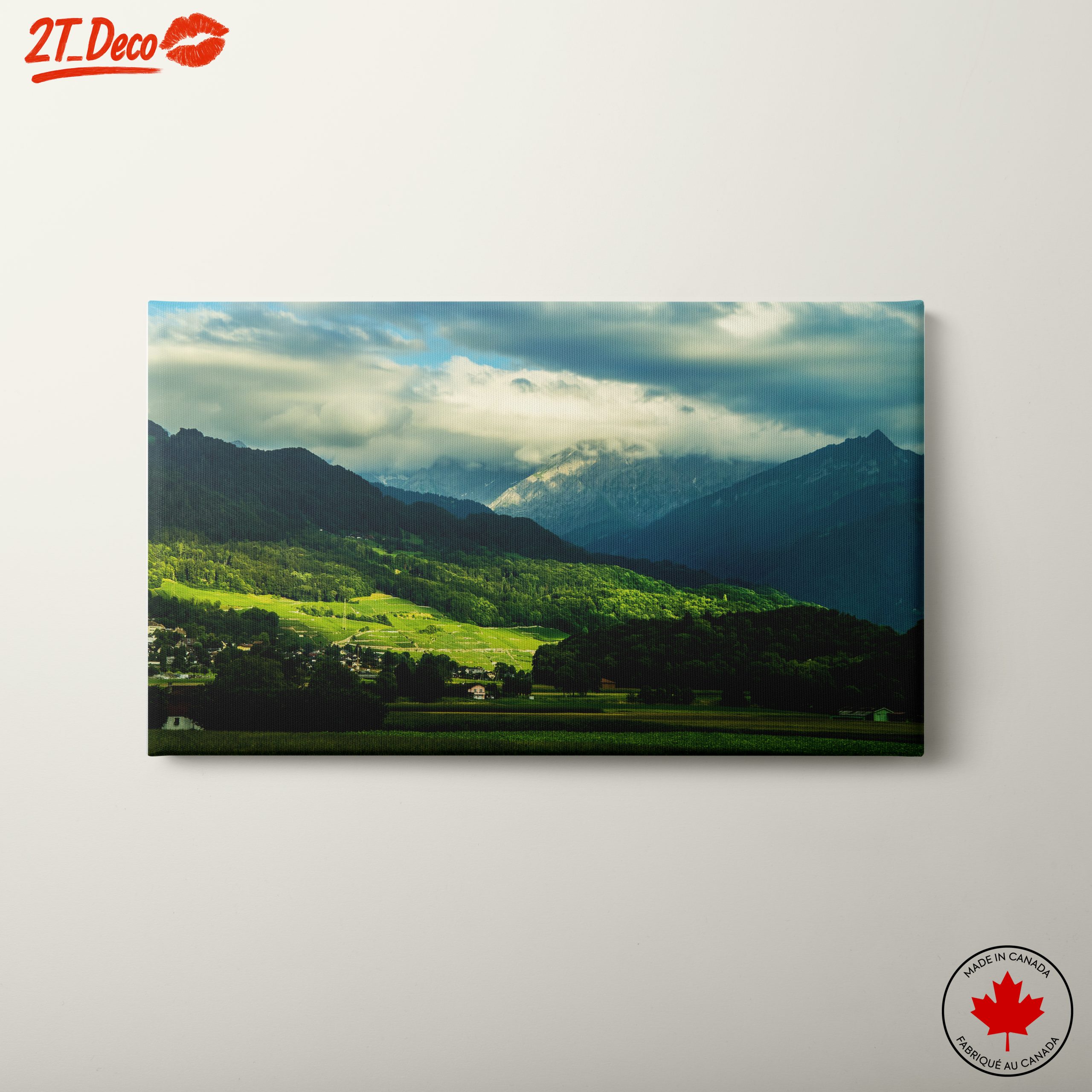 Serene Natural Landscape with Mountains