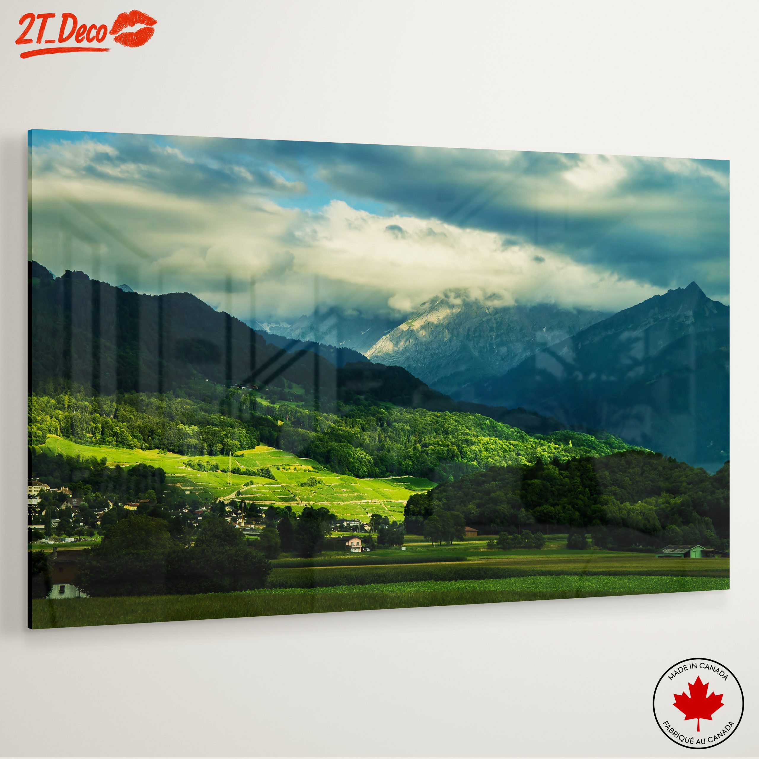 Serene Natural Landscape with Mountains - Image 6
