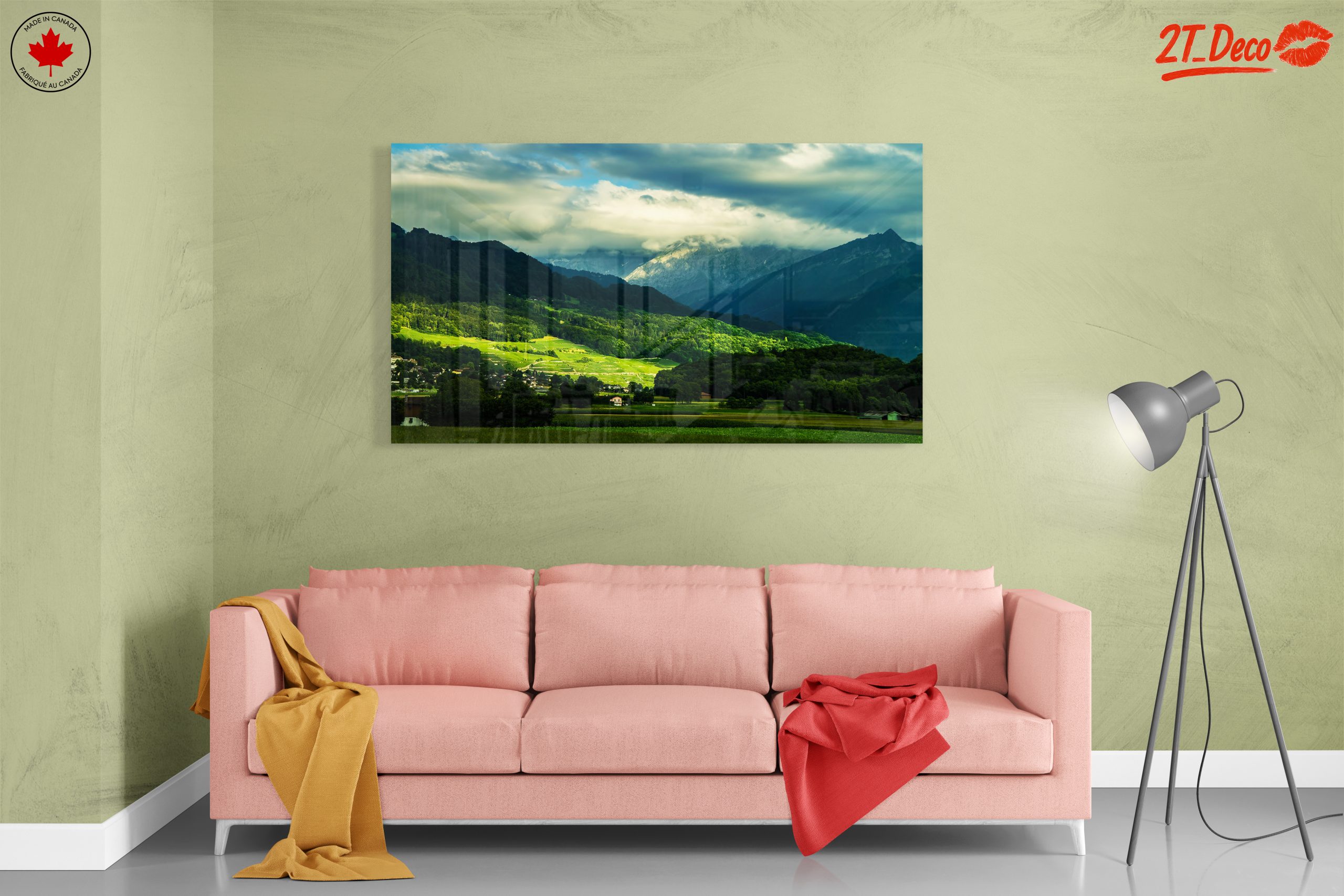 Serene Natural Landscape with Mountains - Image 7