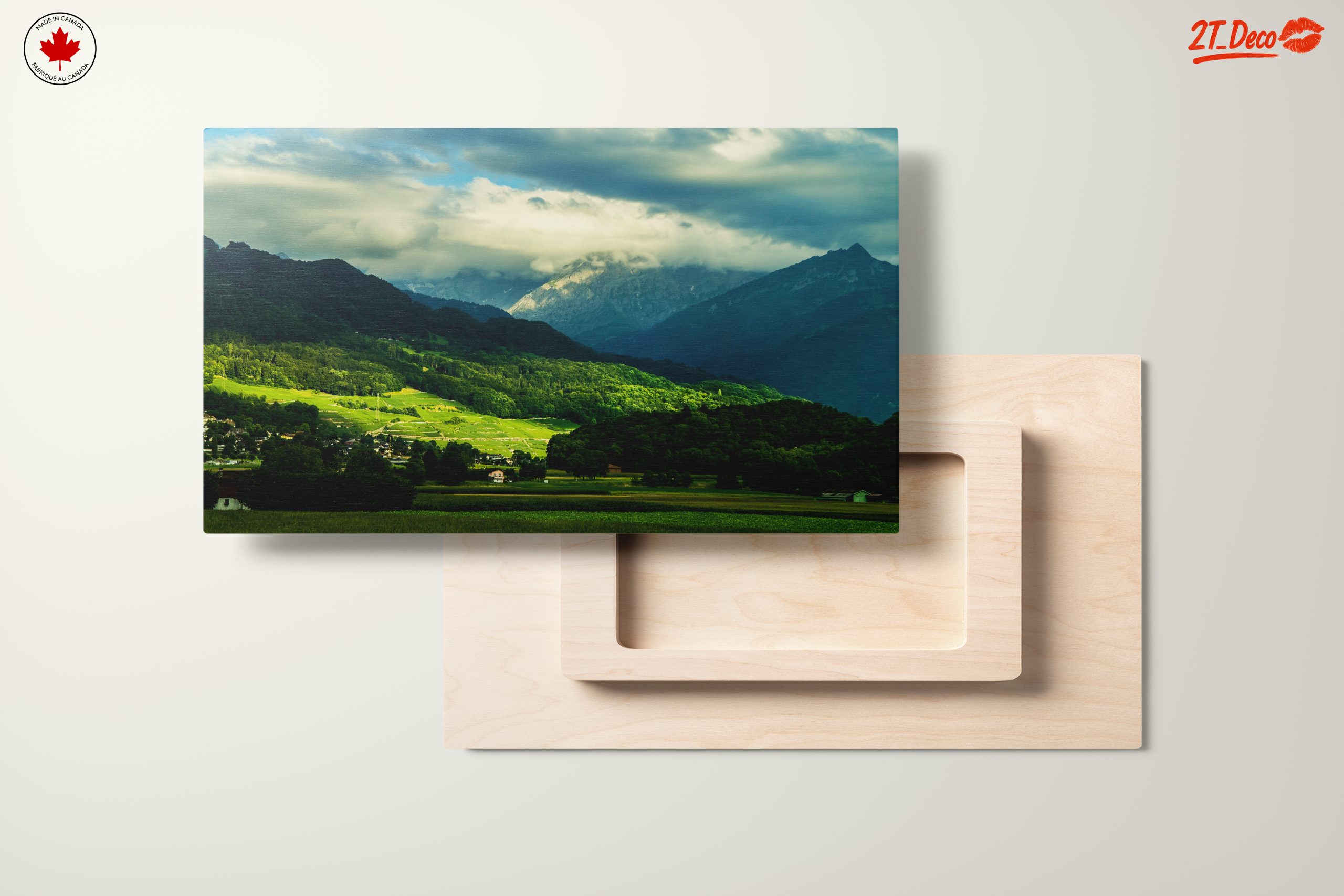 Serene Natural Landscape with Mountains - Image 11