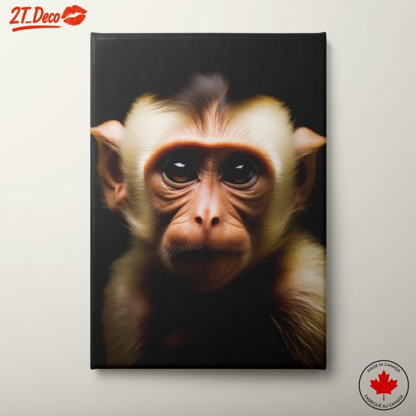 Detailed Portrait of a Monkey