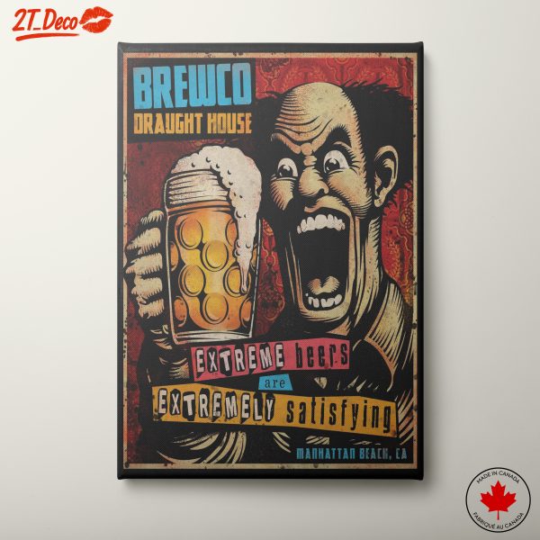 Bold Beer Advertisement Artwork