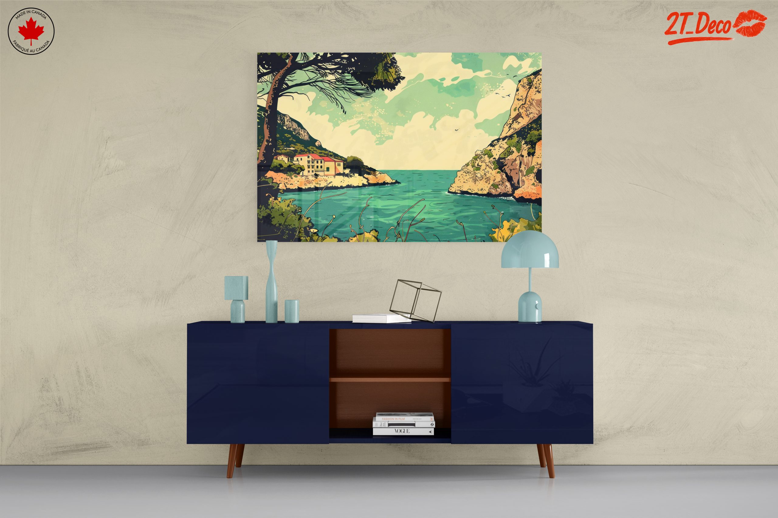 Coastal Adventure Landscape Artwork - Image 8