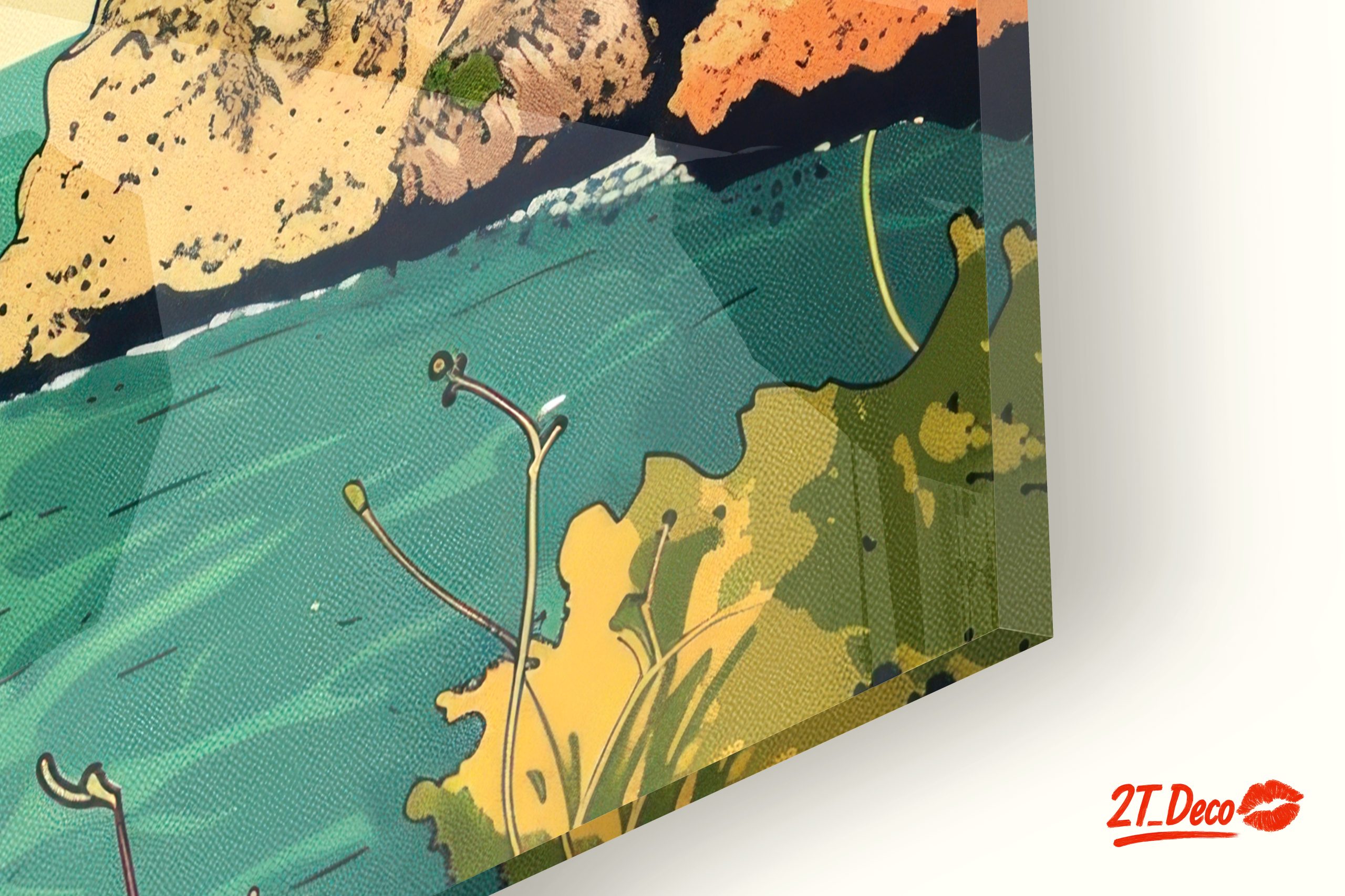 Coastal Adventure Landscape Artwork - Image 9