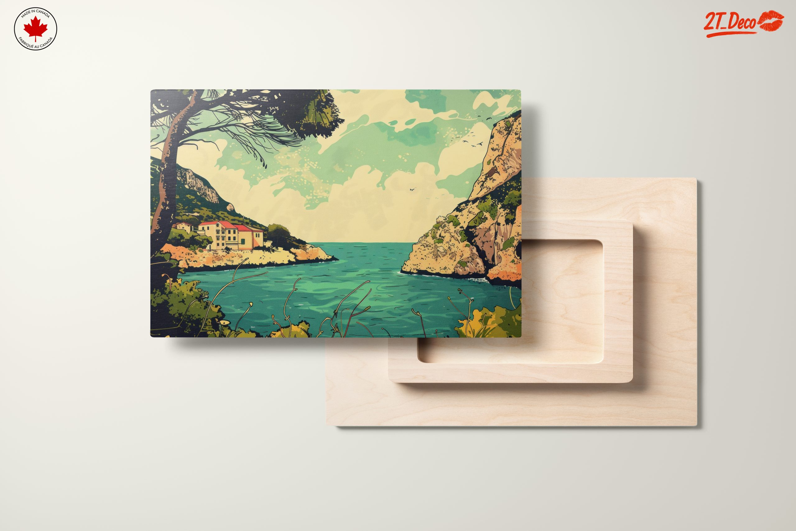 Coastal Adventure Landscape Artwork - Image 11