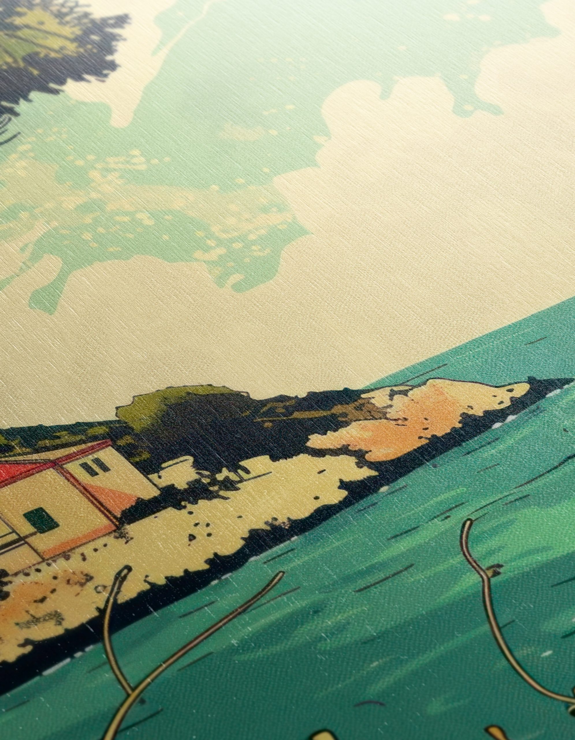 Coastal Adventure Landscape Artwork - Image 12