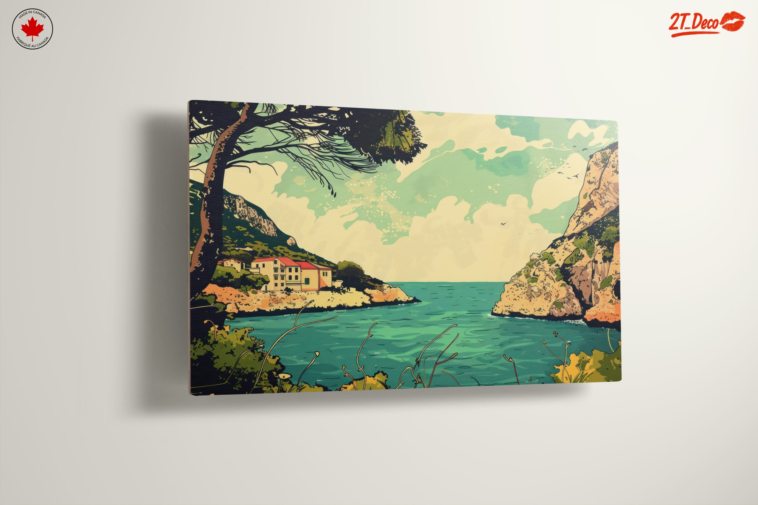 Coastal Adventure Landscape Artwork - Image 13