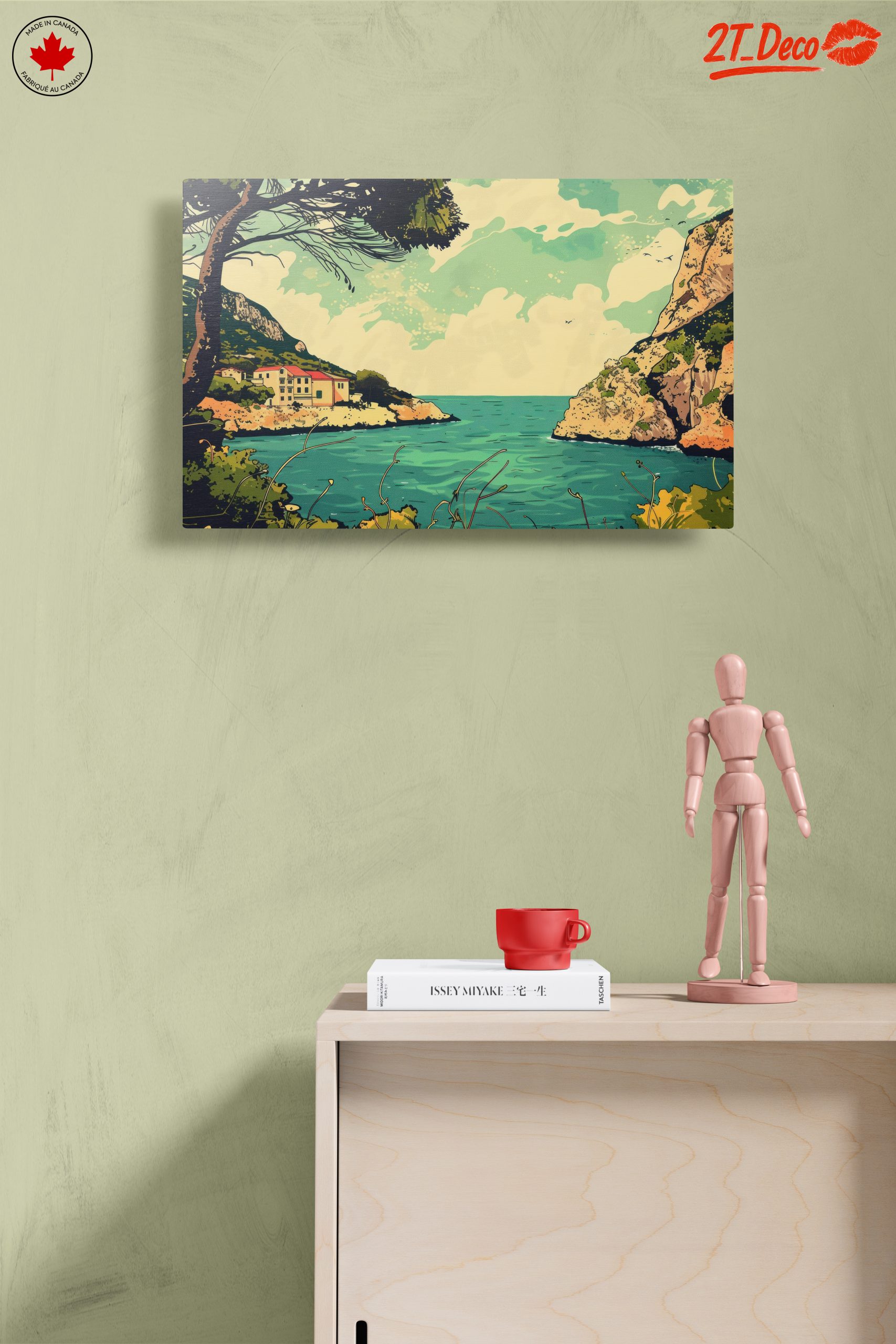 Coastal Adventure Landscape Artwork - Image 14