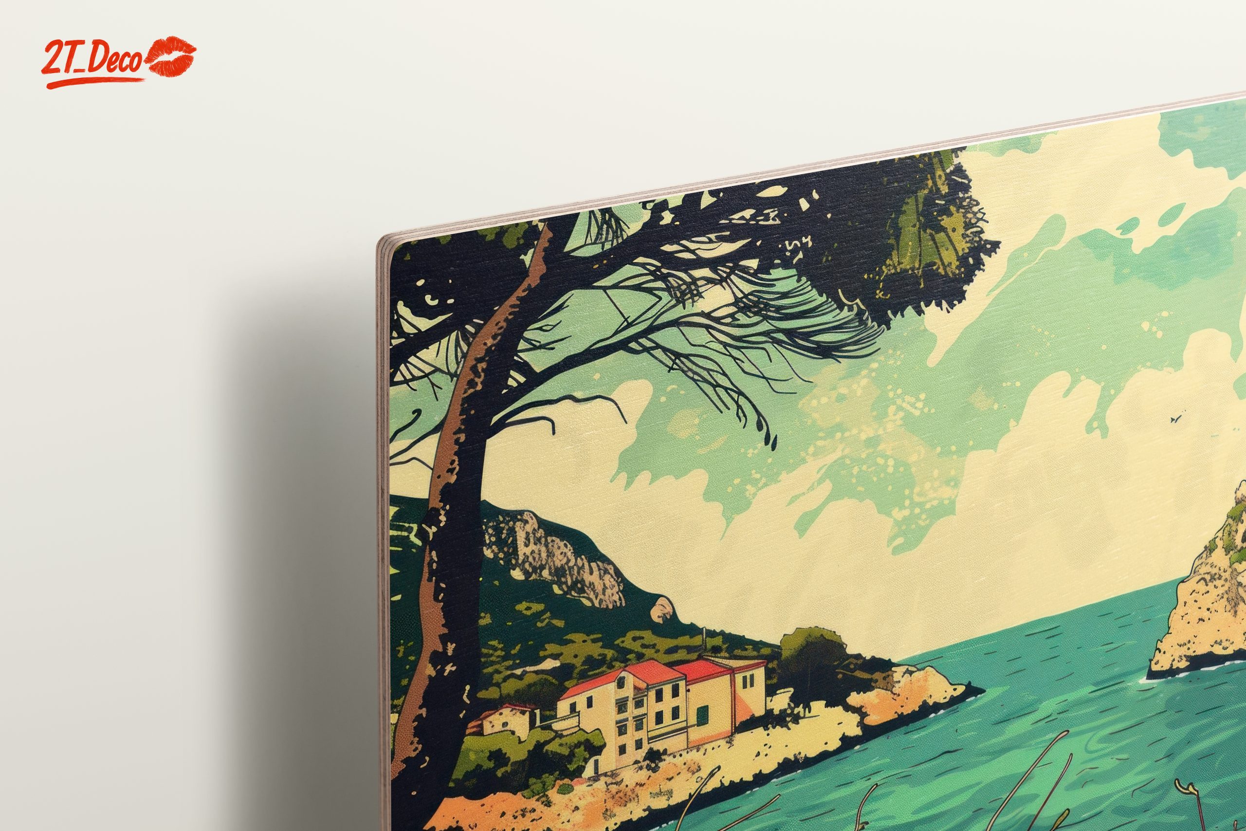 Coastal Adventure Landscape Artwork - Image 15