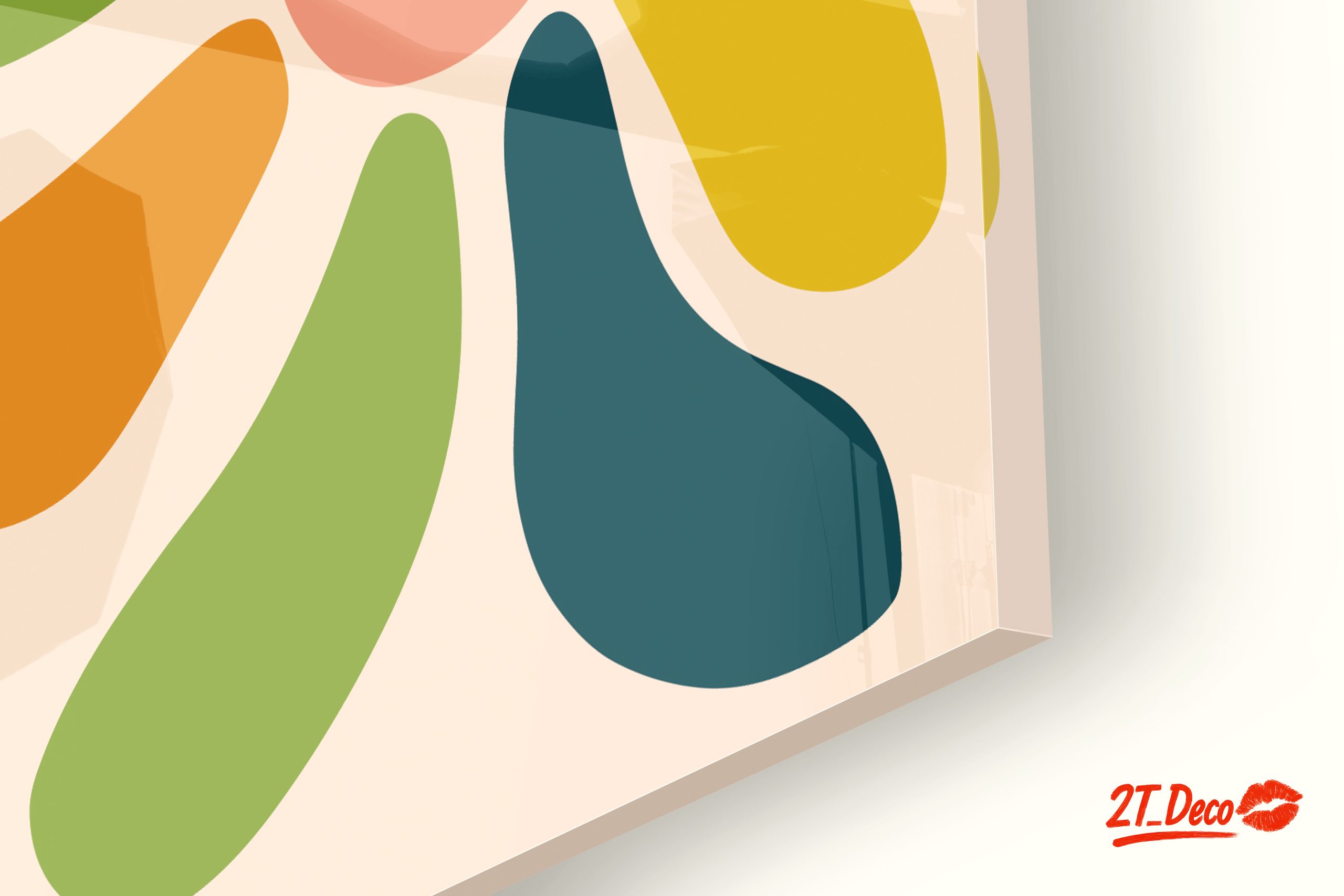 Colorful Abstract Botanical Artwork for Modern Homes - Image 9