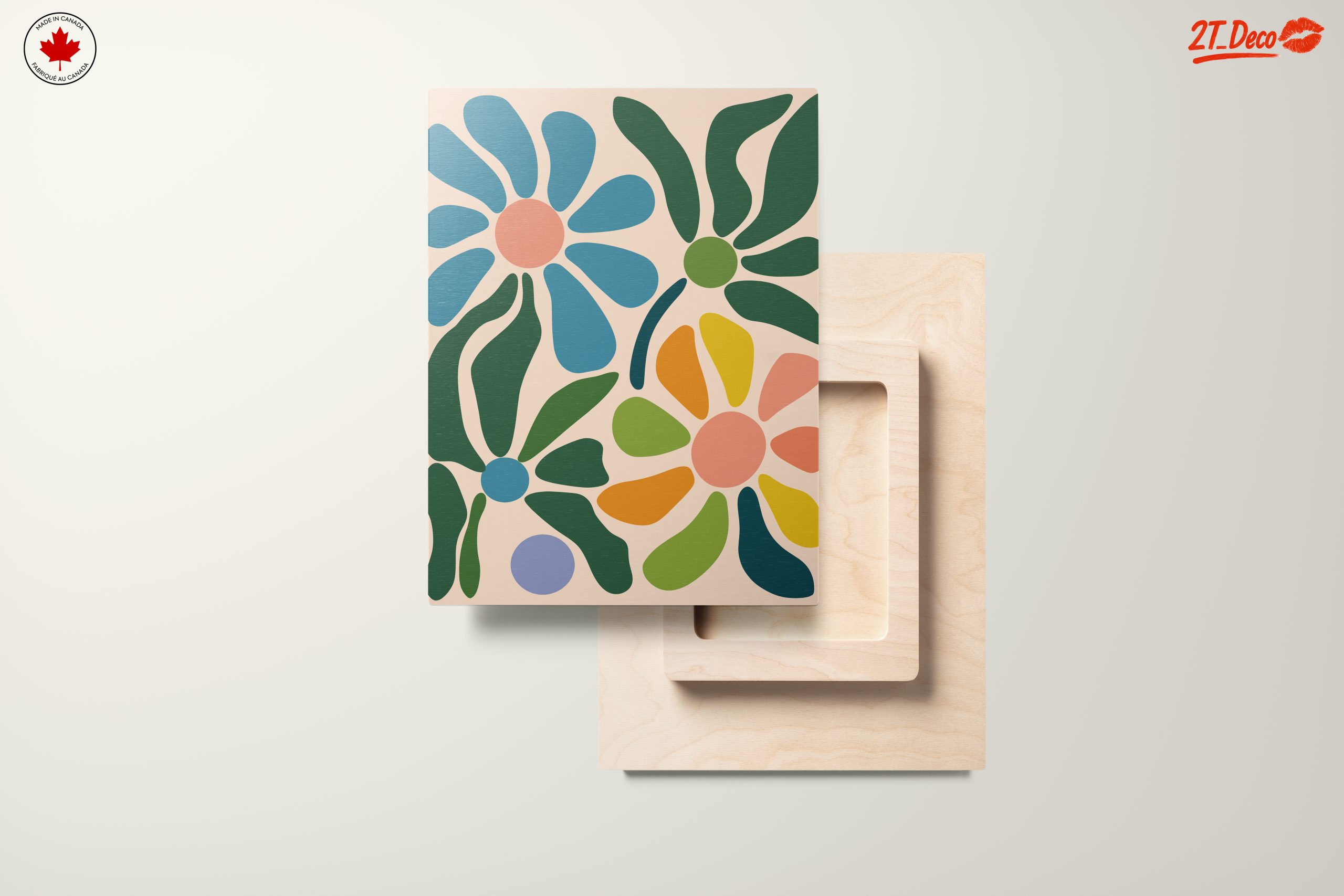 Colorful Abstract Botanical Artwork for Modern Homes - Image 11