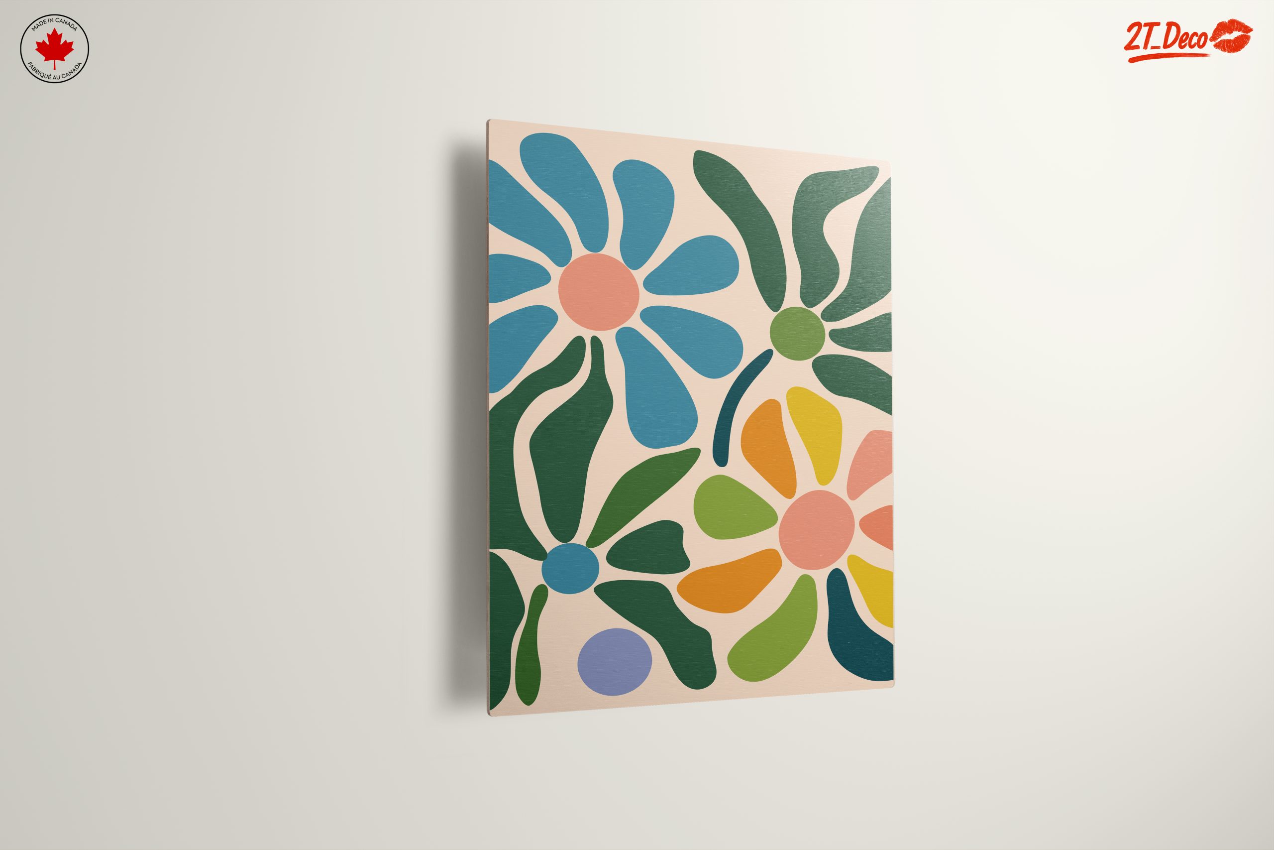 Colorful Abstract Botanical Artwork for Modern Homes - Image 13