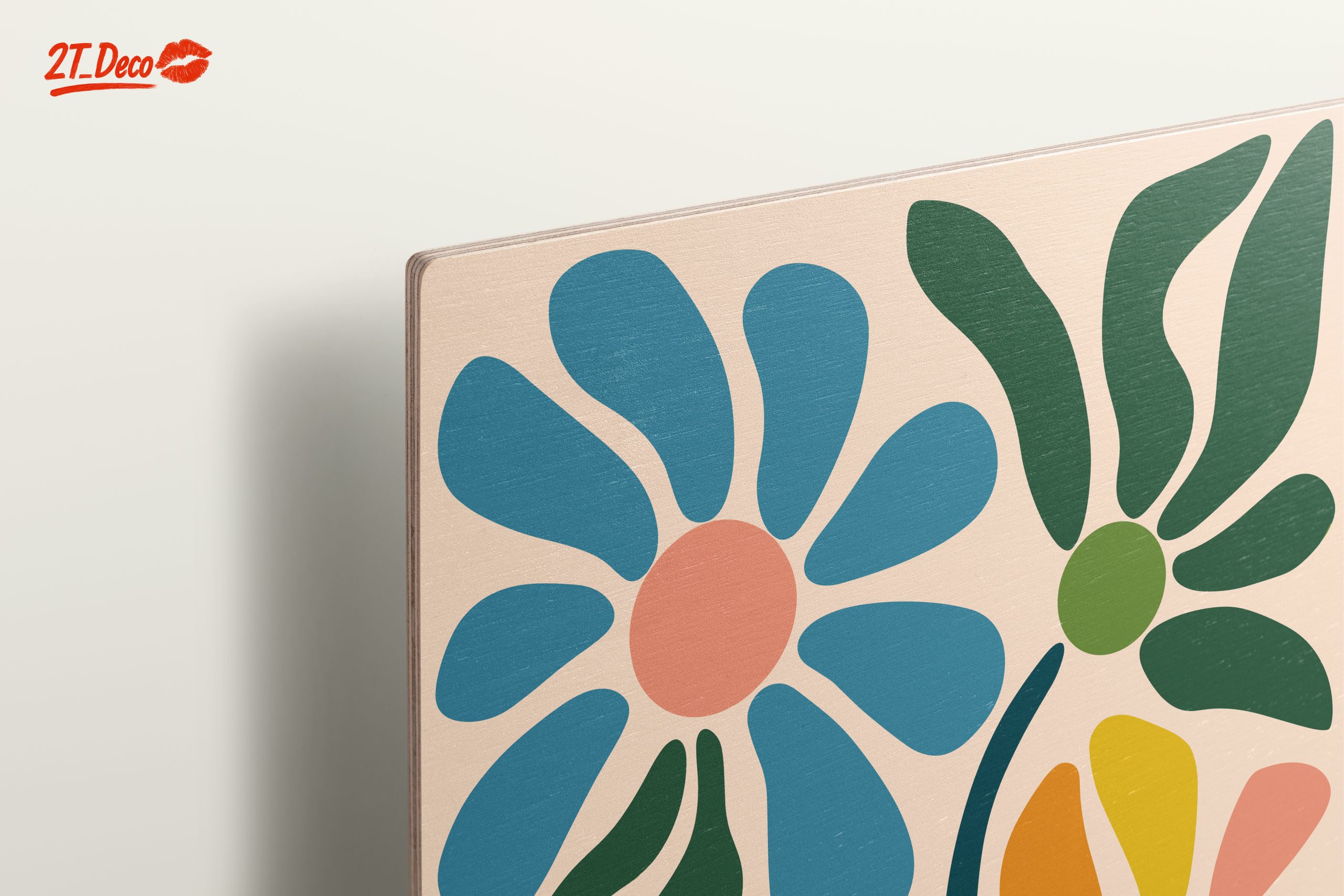 Colorful Abstract Botanical Artwork for Modern Homes - Image 15