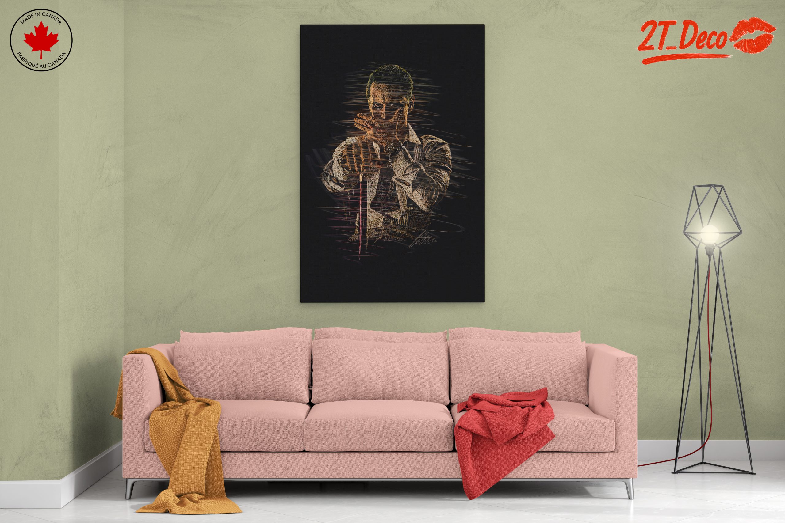 Stylized Character Artwork for Unique Home Decor - Image 2