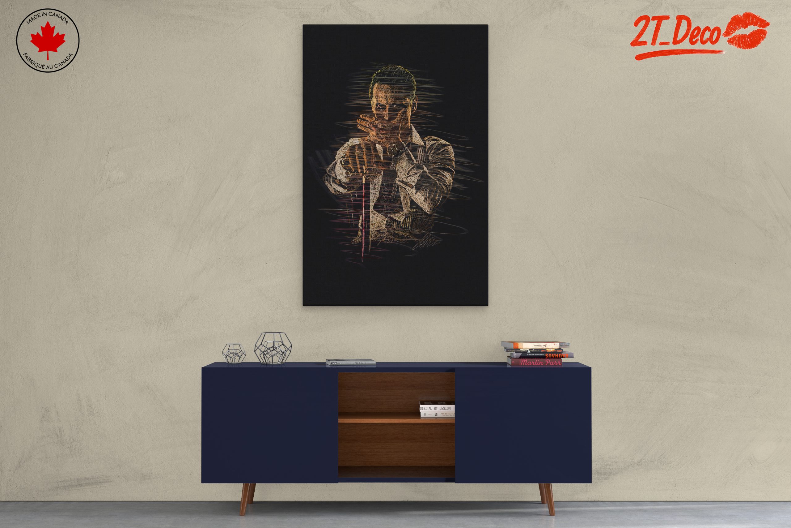 Stylized Character Artwork for Unique Home Decor - Image 3
