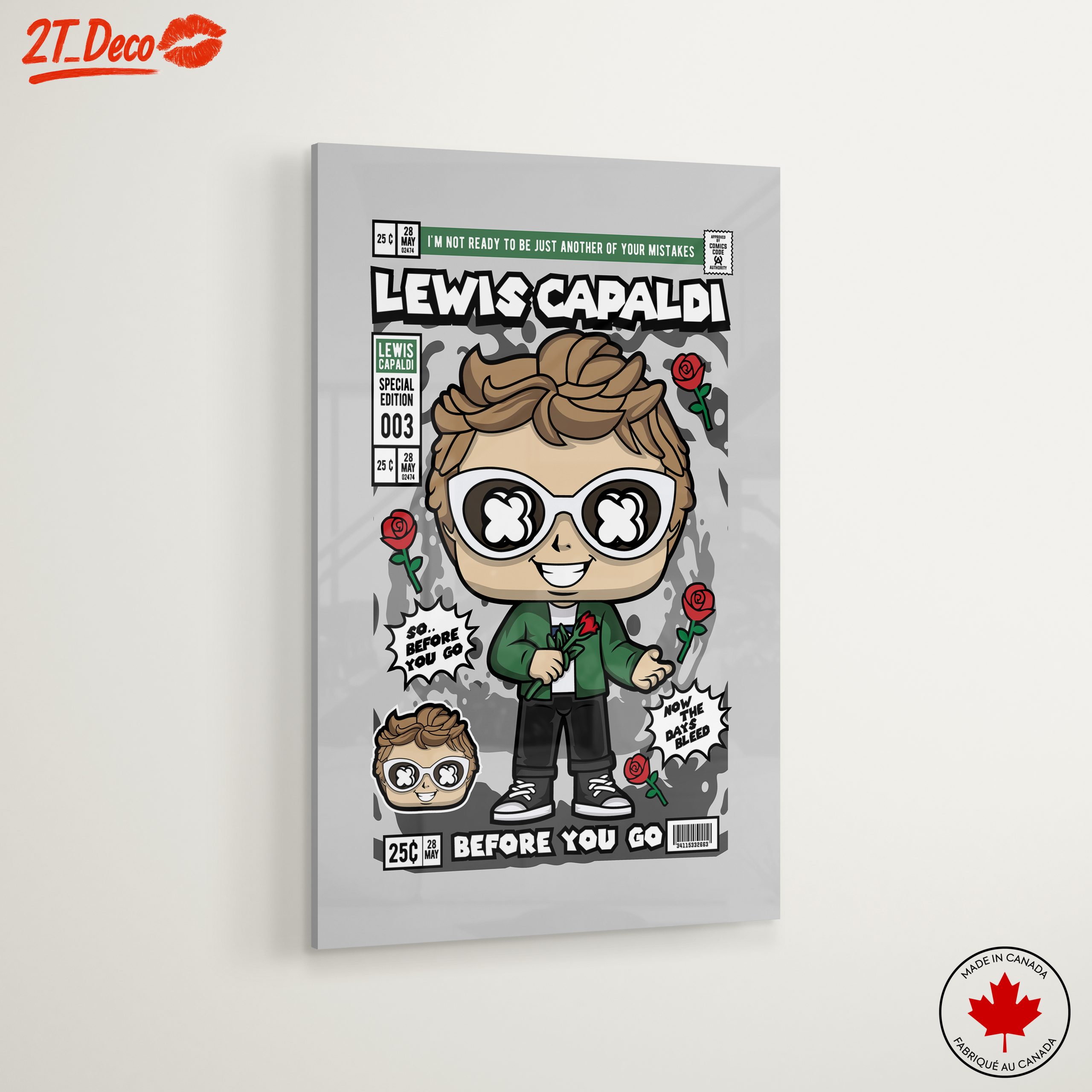 Lewis Capaldi Character Art Inspired by Songs - Image 6