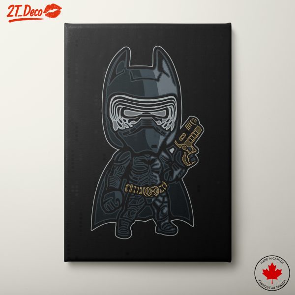 Stylized Batman Art featuring a Unique Design