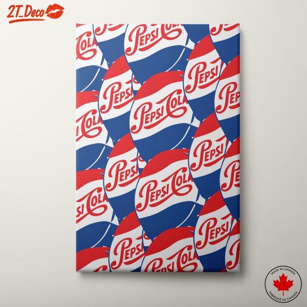 Pepsi Cola Logo Pattern Art