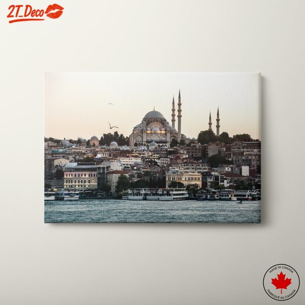 Stunning Cityscape of Istanbul at Sunset