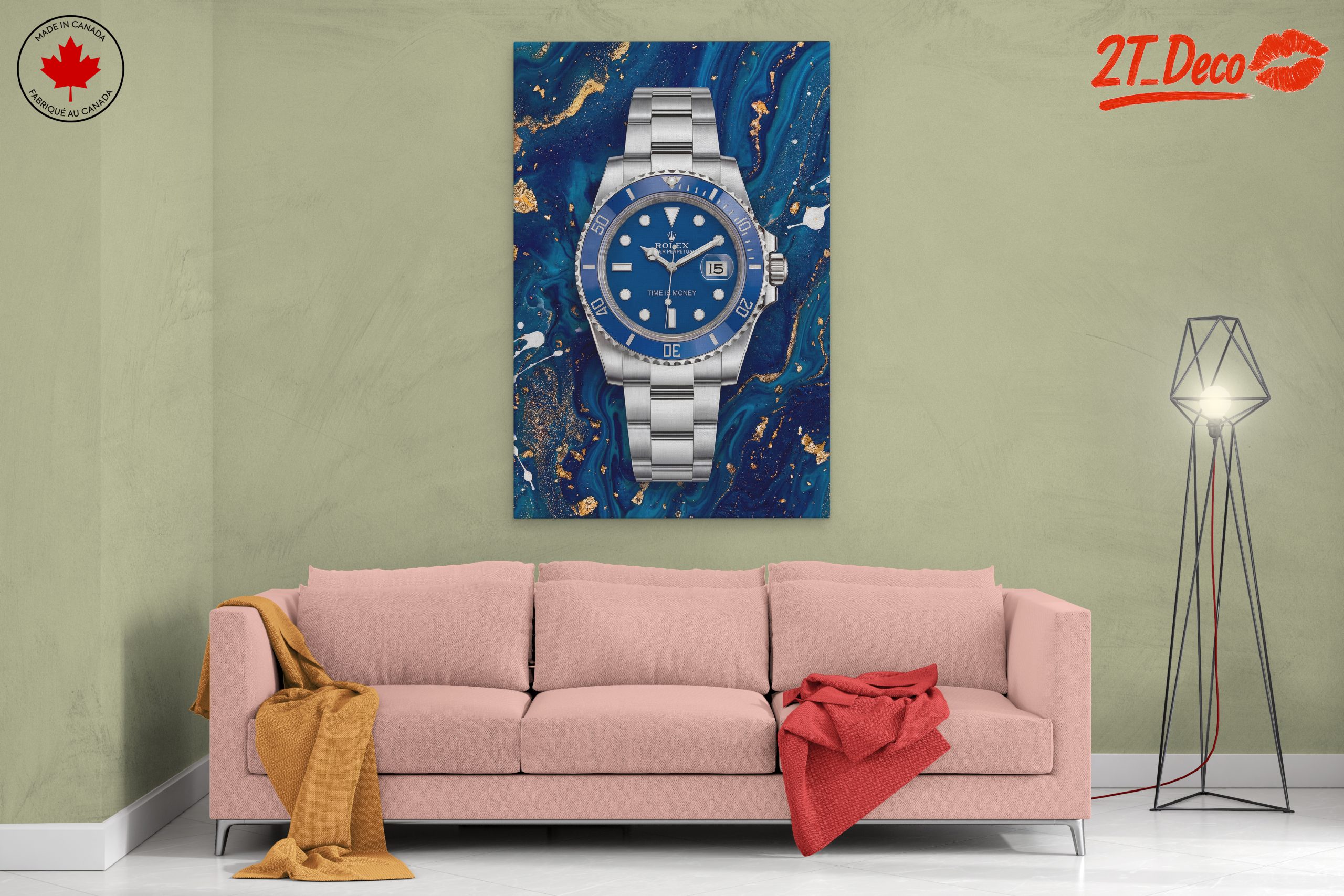 Luxury Watch on Abstract Background - Image 2