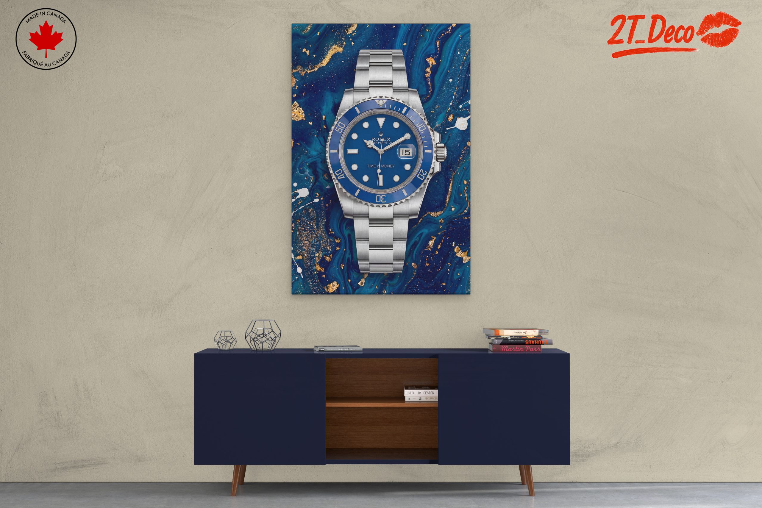 Luxury Watch on Abstract Background - Image 3